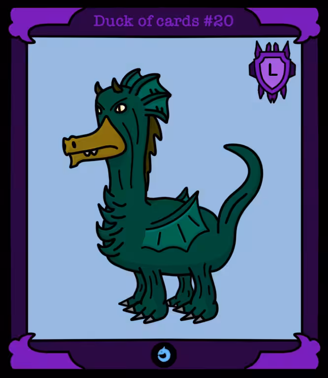 Duck of cards #20