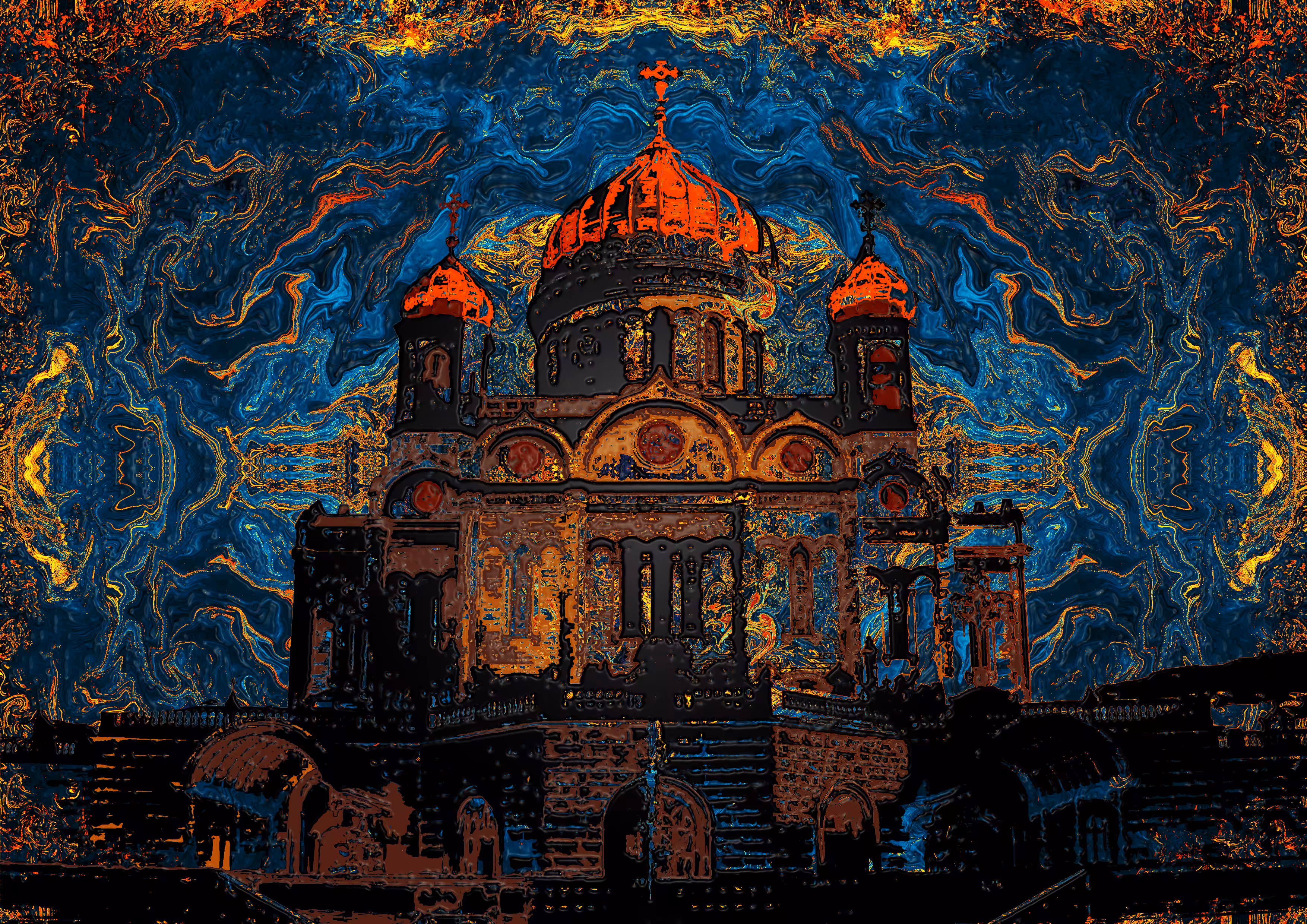 ✨ Abstract Abyss ✨: Cosmic Cathedral