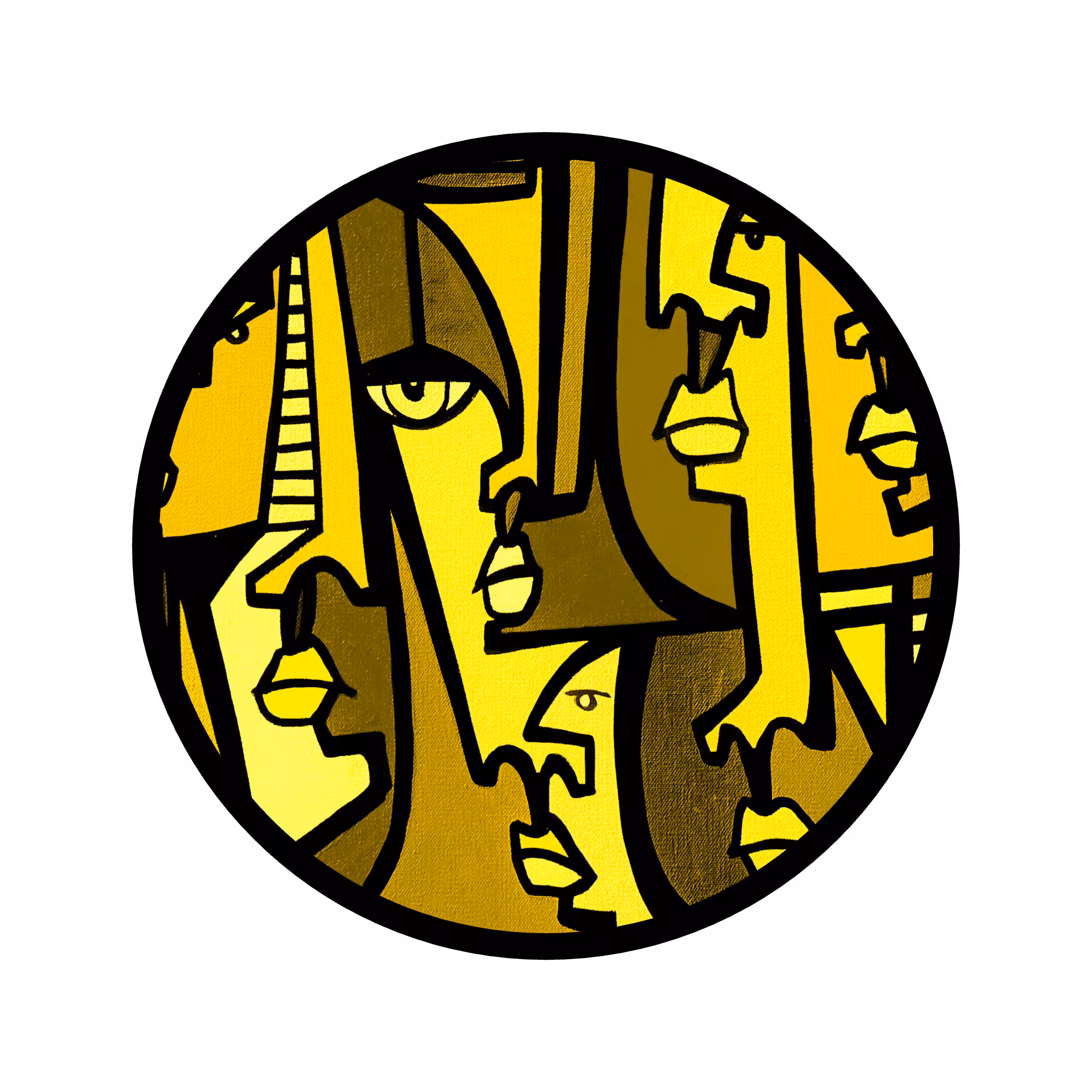 Cubist Circle 128