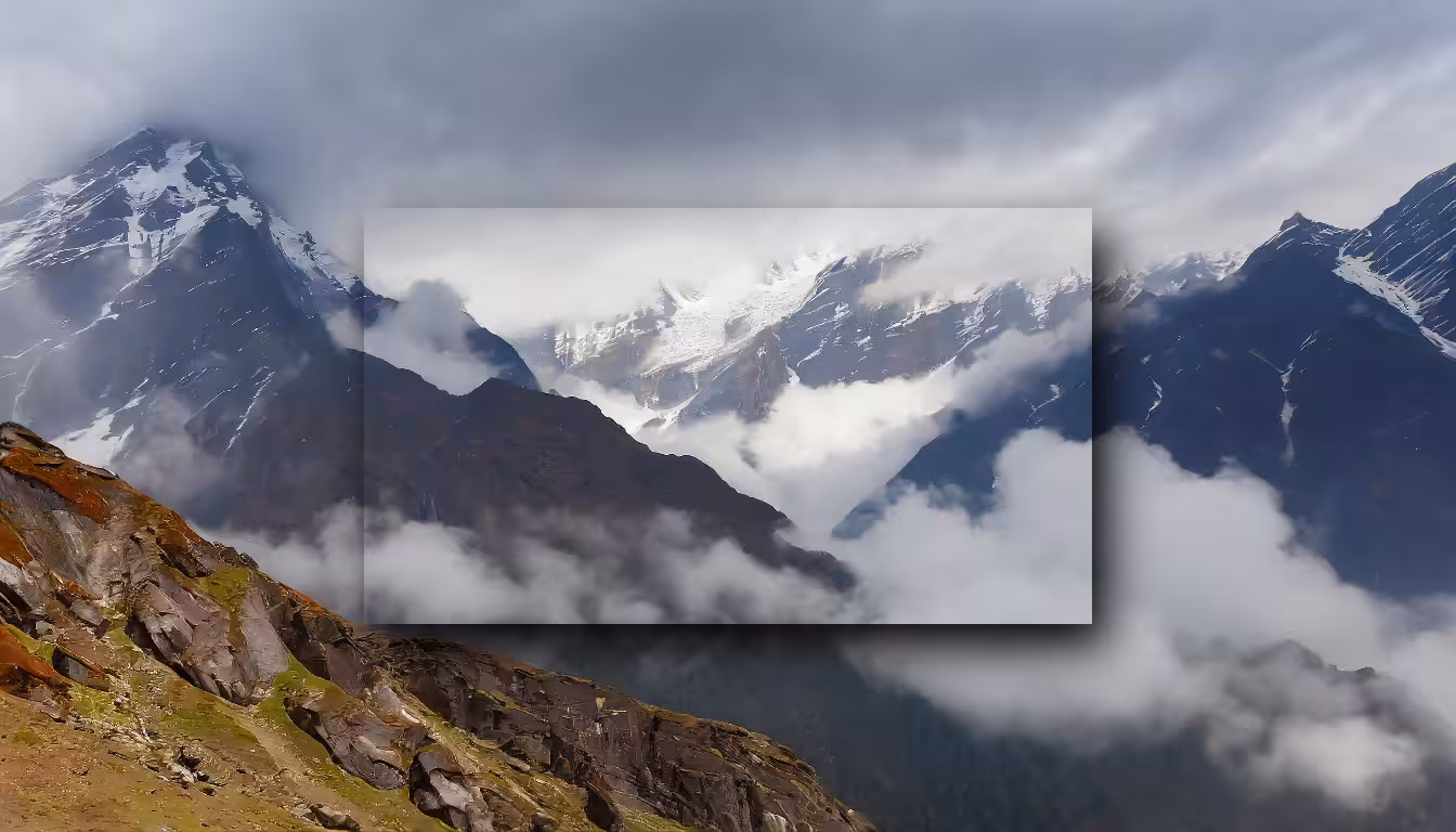Mountains and Drop Shadows #55