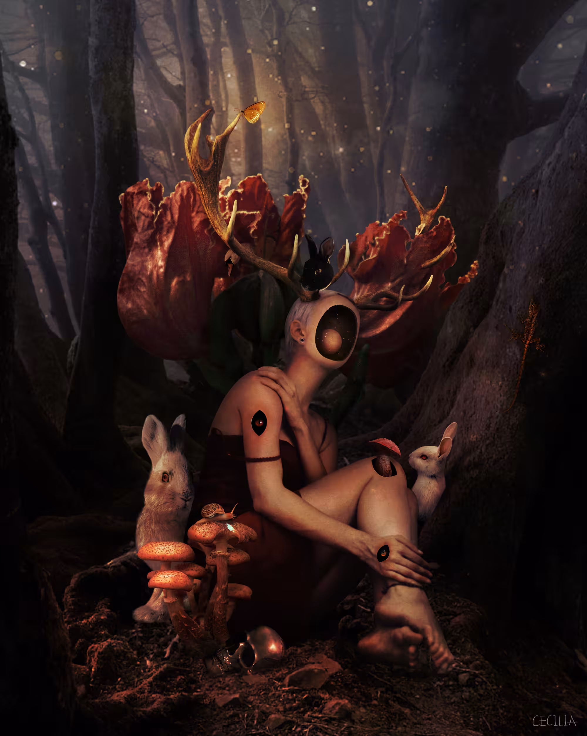 愈合 Deep Forest Red
