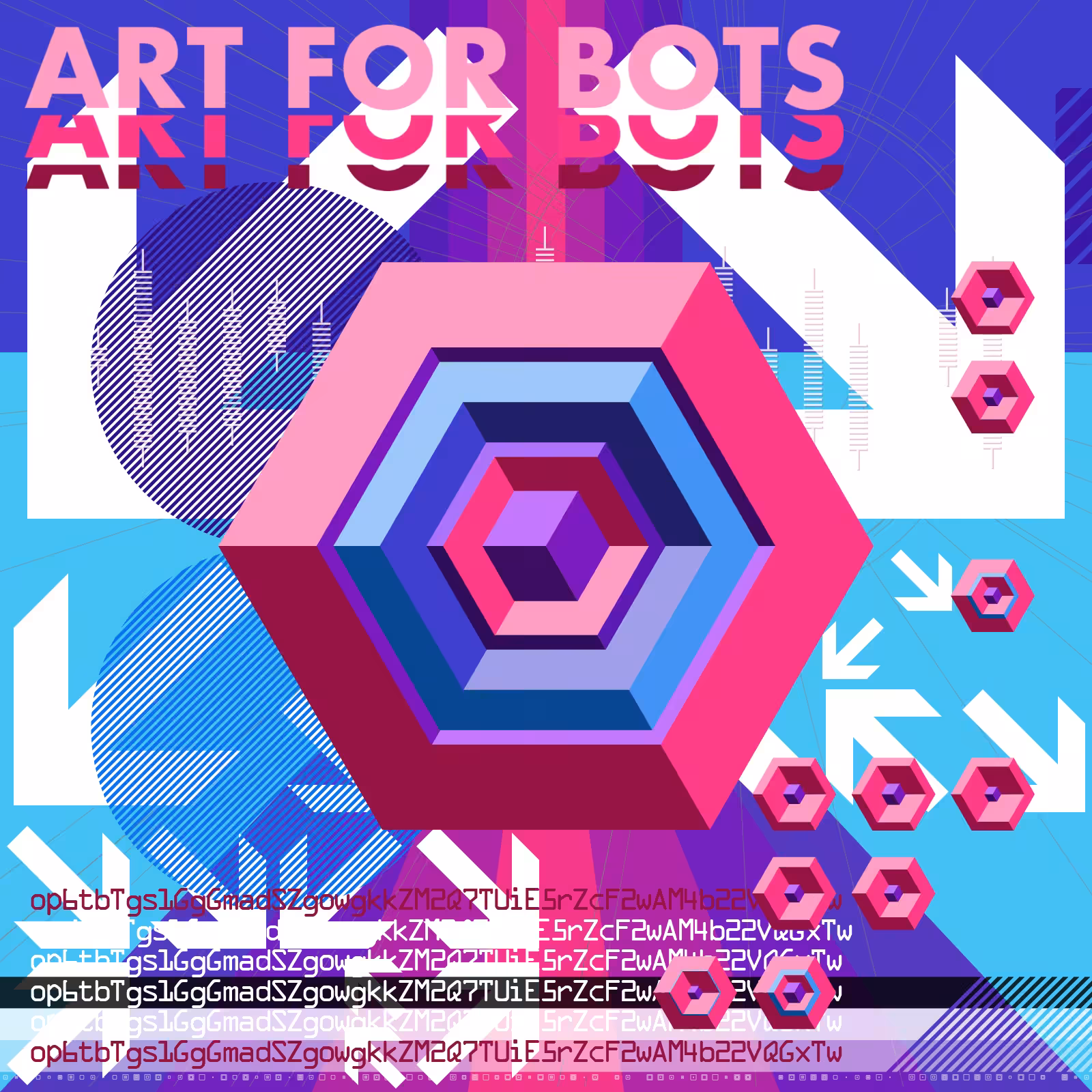 Hexagones - Art for Bots for Humans #17