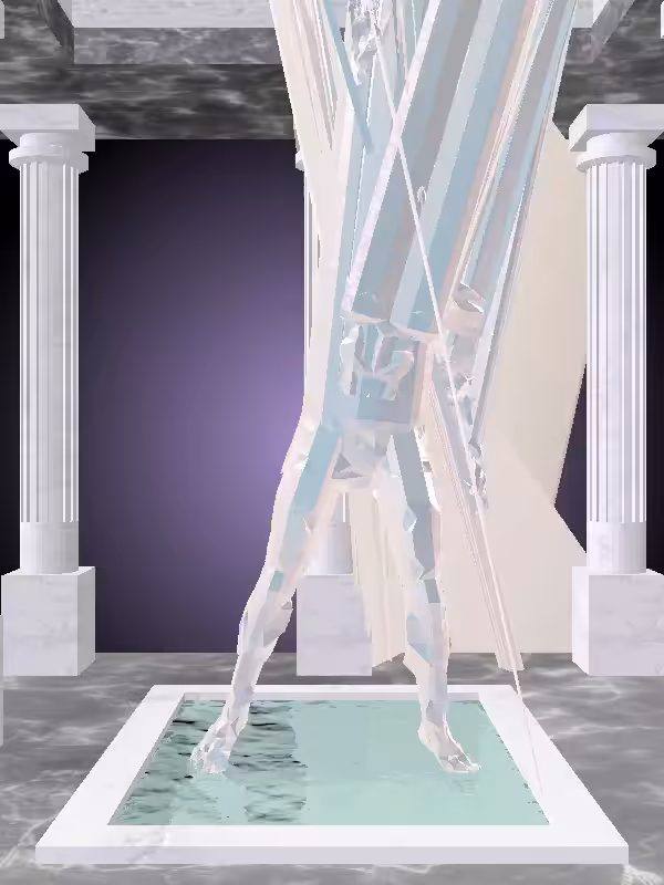 HeavenComputer: The Fragmented Jazzy Pastel Pearl Woman #7680