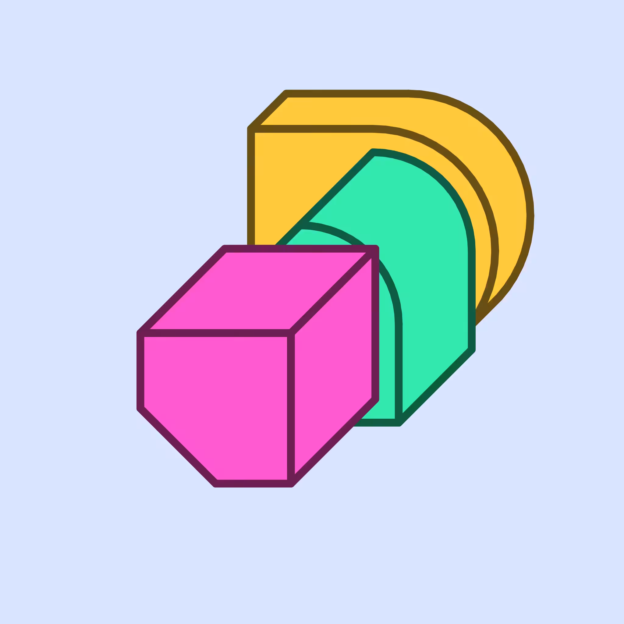 Calm shapes #1398