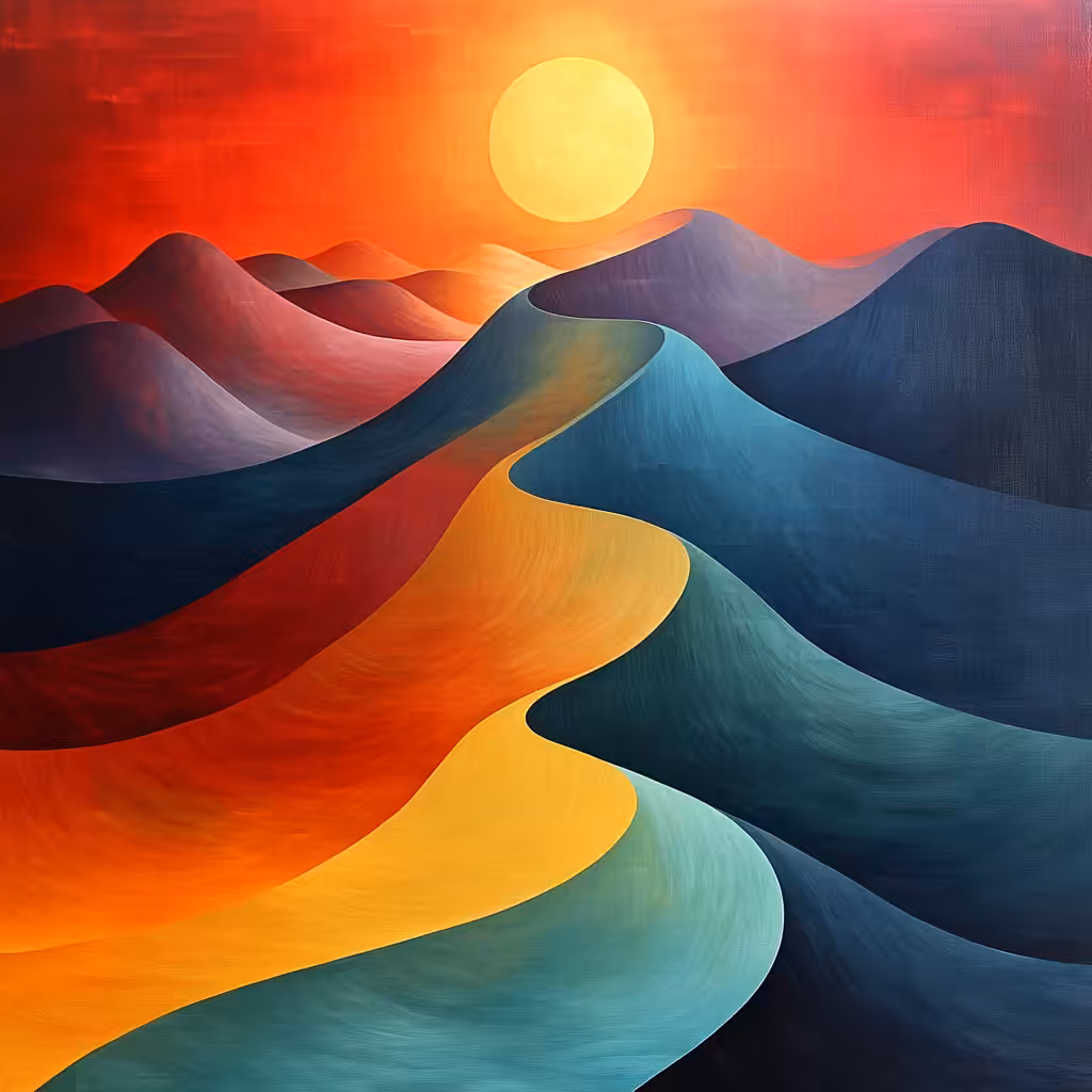 Rainbow dunes