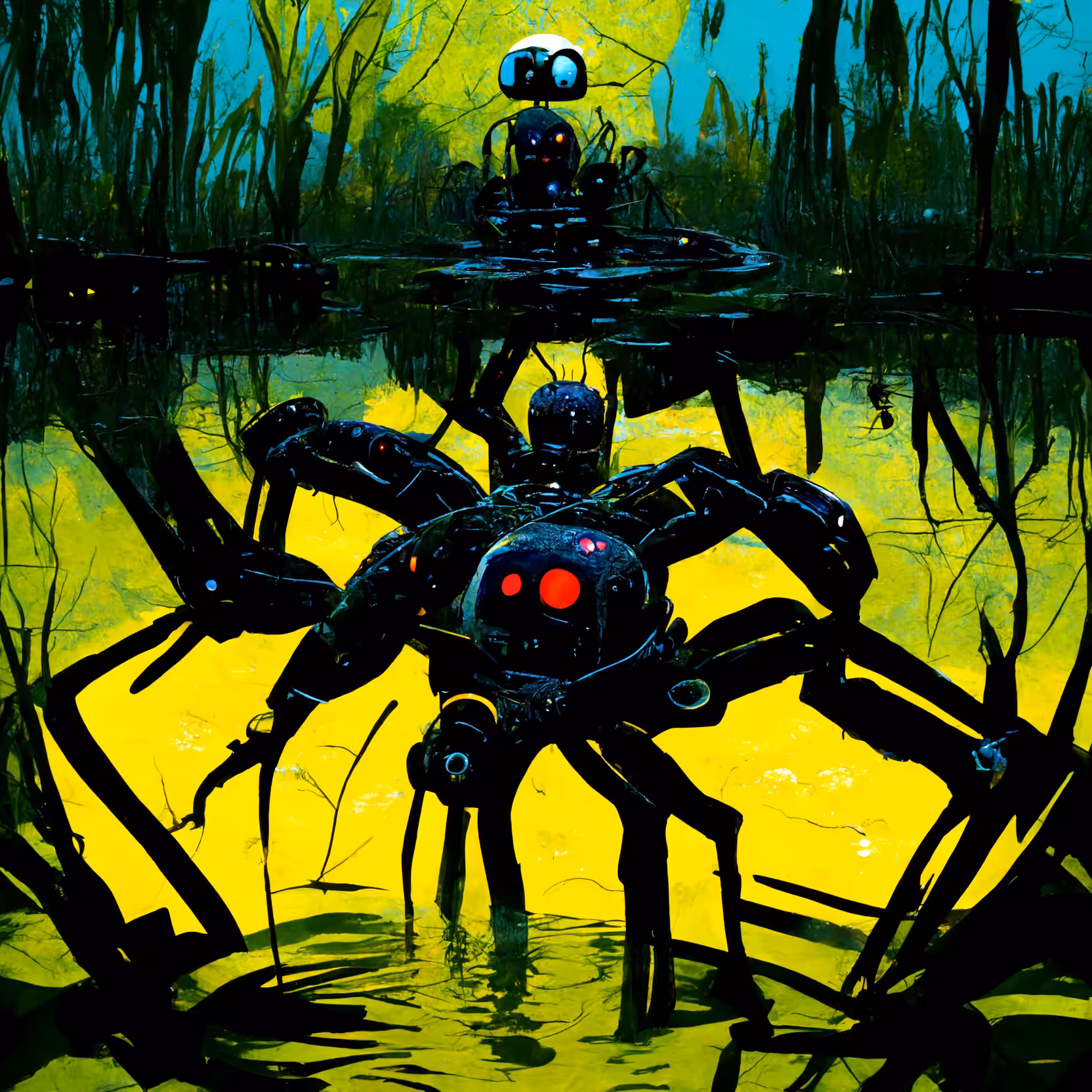 spiderbot pond - 3