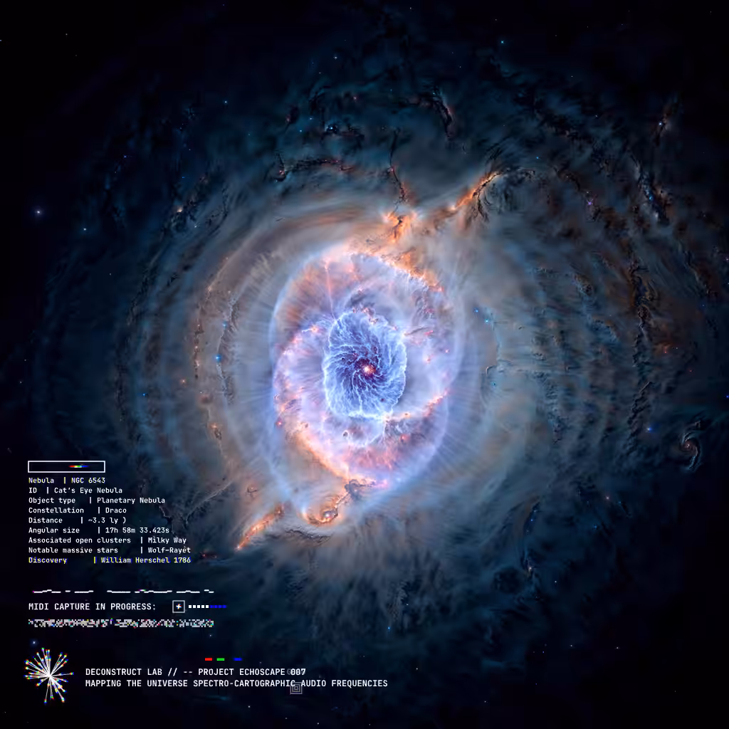 ECHOSCAPE 007 //- NGC 6543 Cat’s Eye Nebula