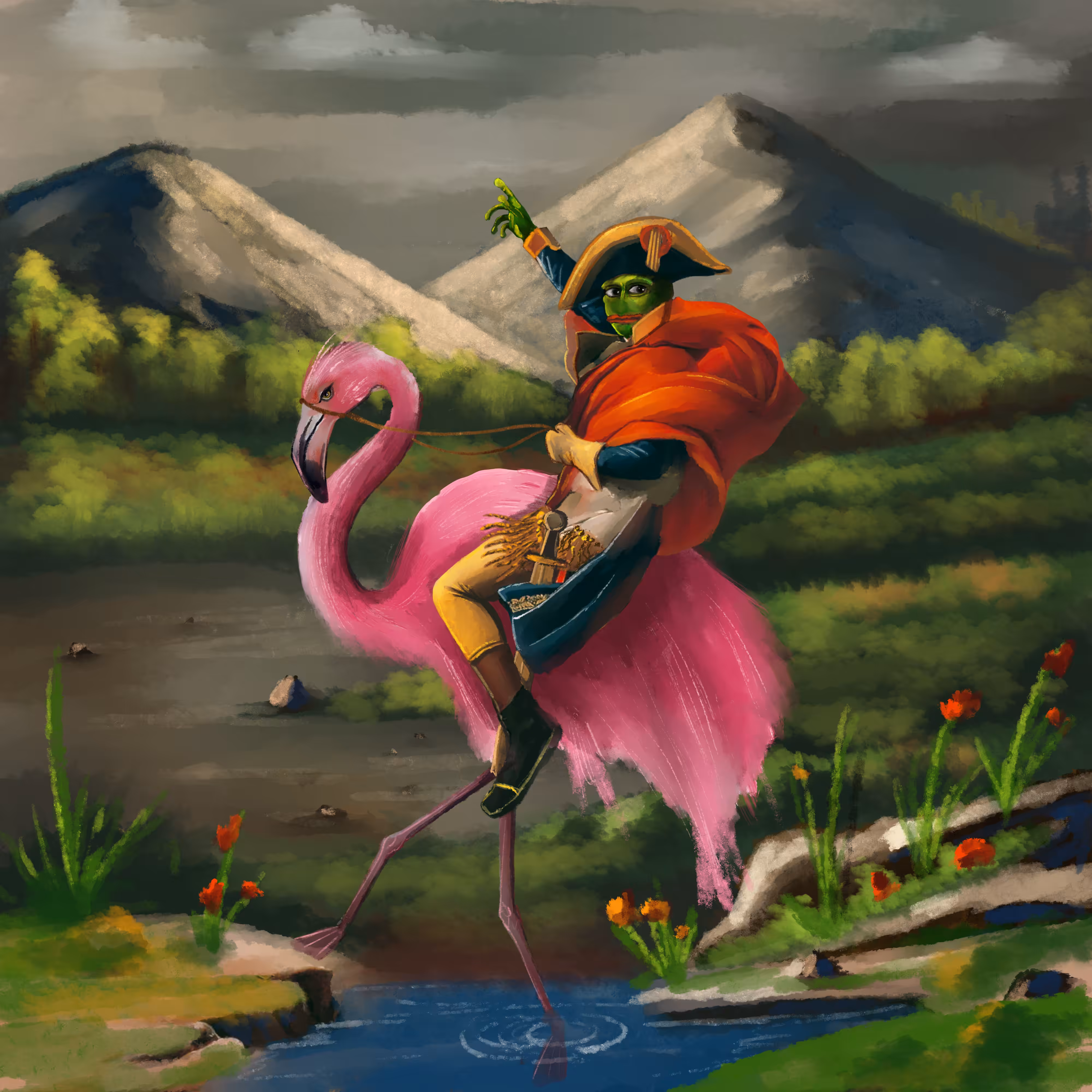 Pepeleon on War Flamingo