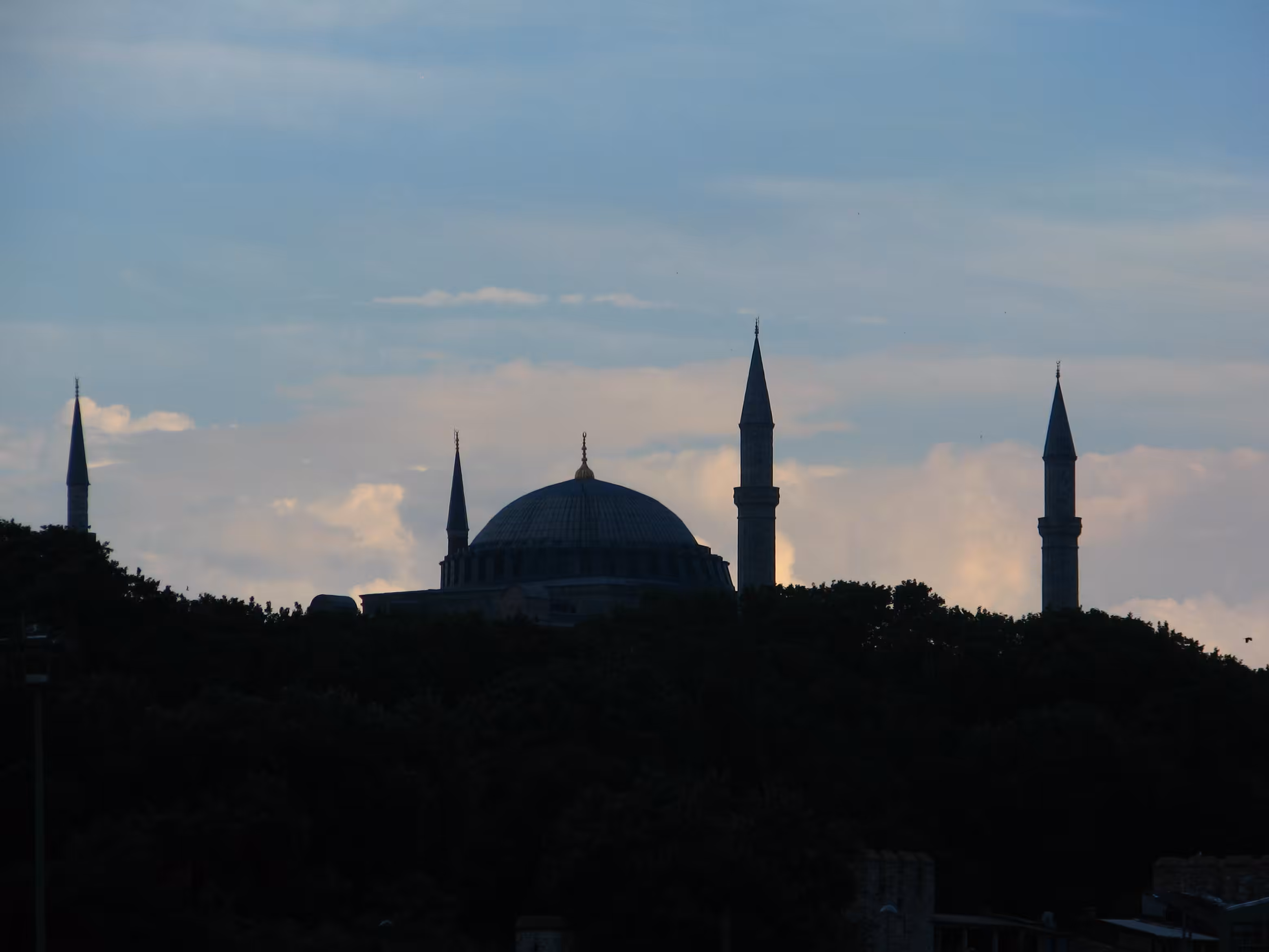 hagia sofia silhouette