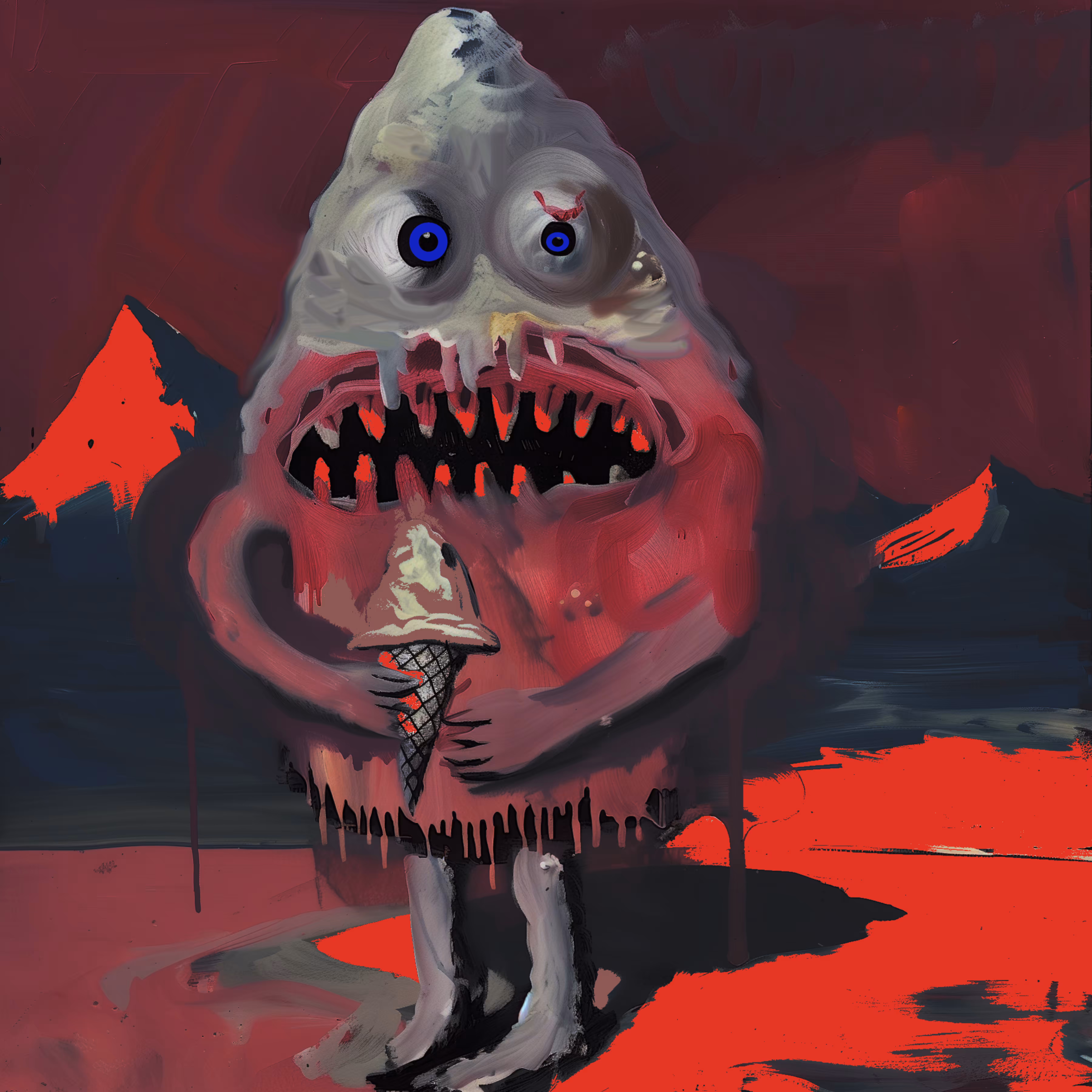 FROM SPAM TO SLOP - SPAM ART: Skyline on the Olympus Mons