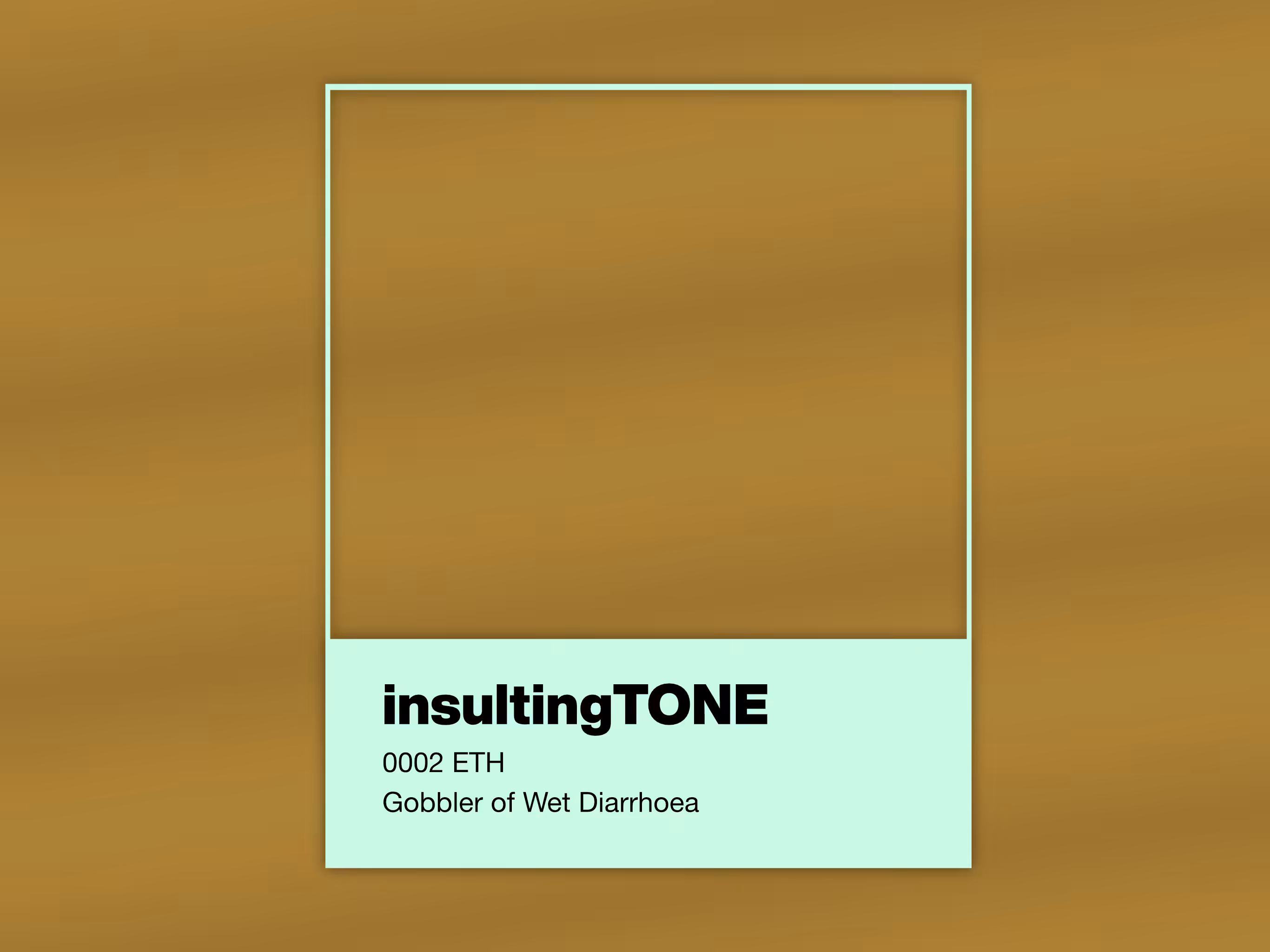 insultingTONE #2