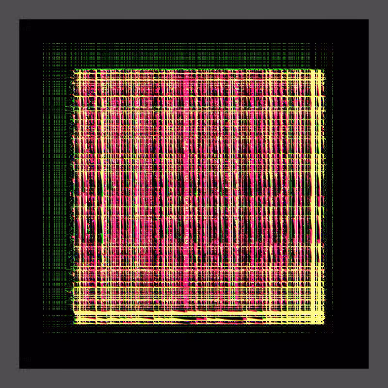 Analog Grid Burn #3
