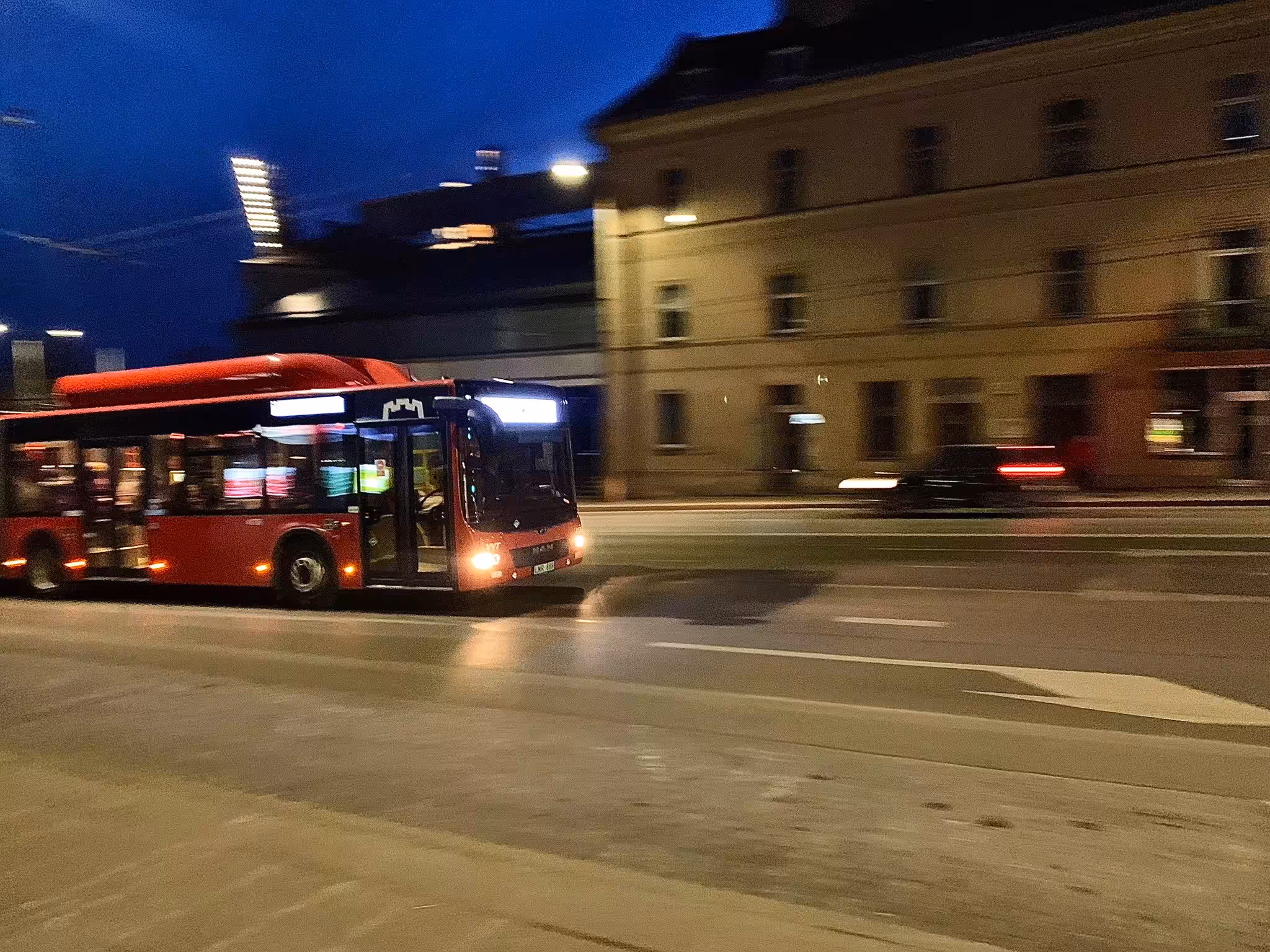 Motion blur on the streets of Vilnius #3