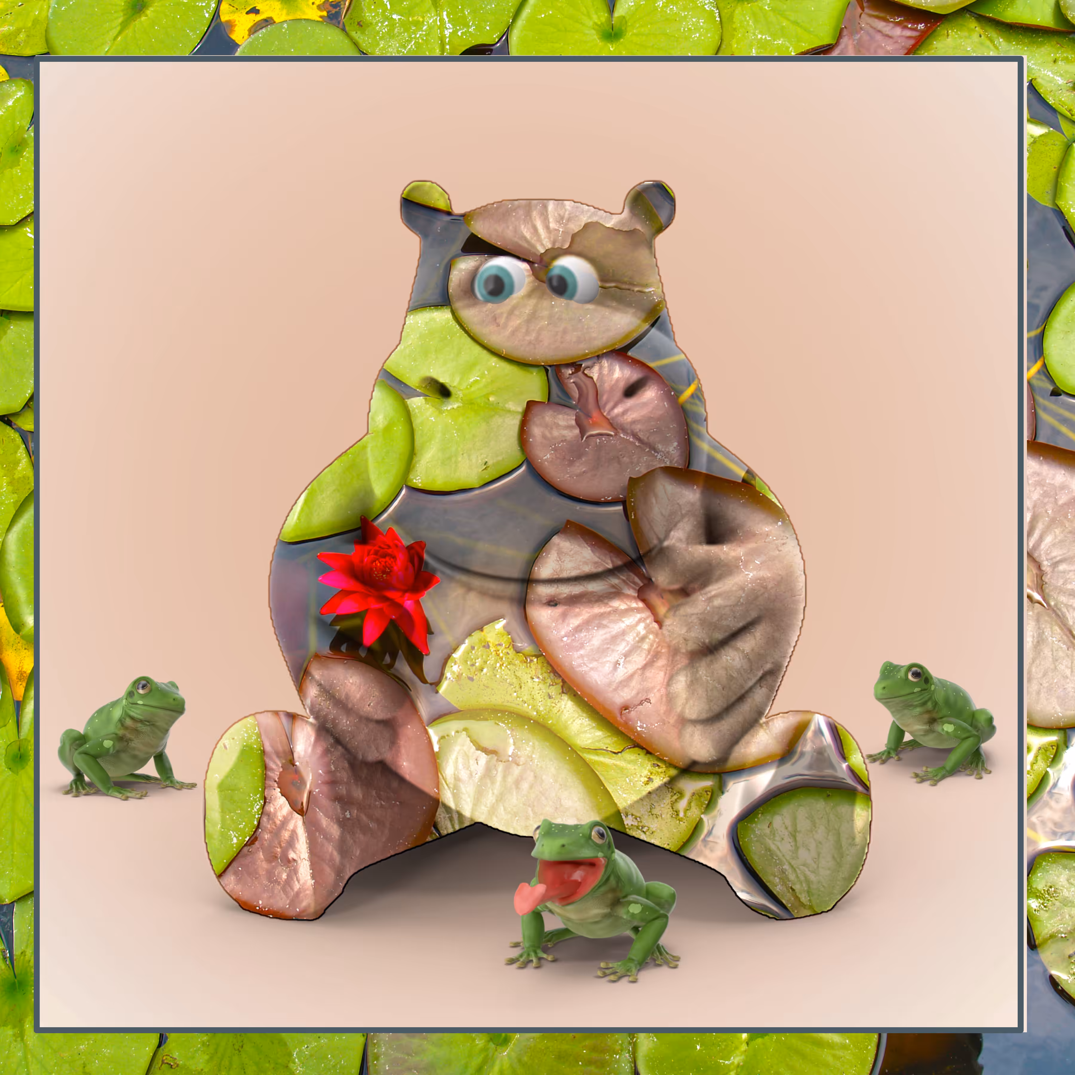 Water Lily Hippo