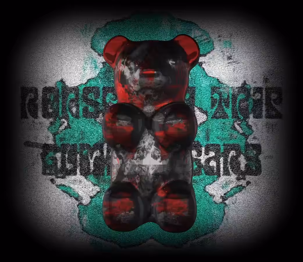 Rorschach Trip Gummy Bear #020
