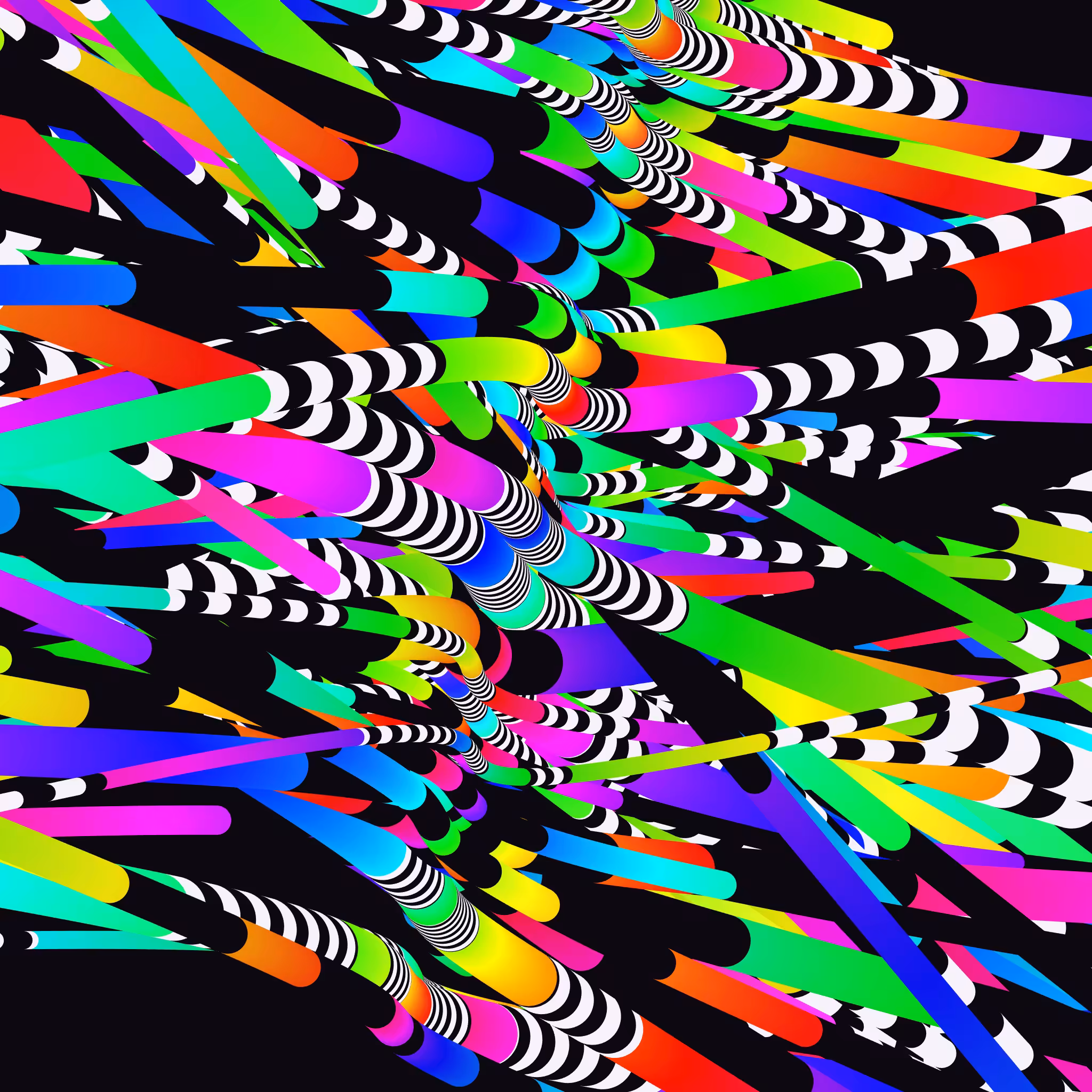 Stripey Hue Tubes No. 2
