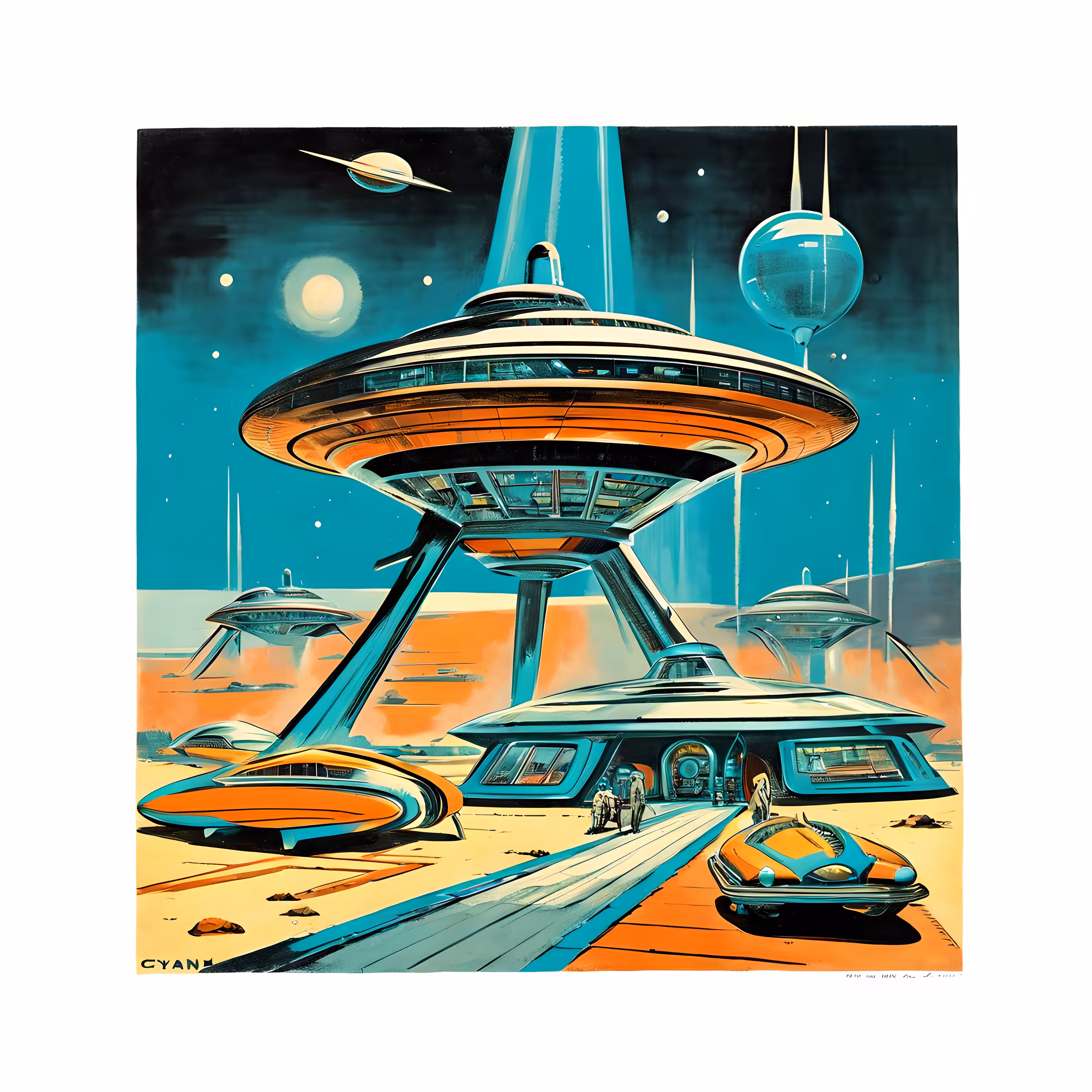 Wish You Were Here: Retro Rockets #1