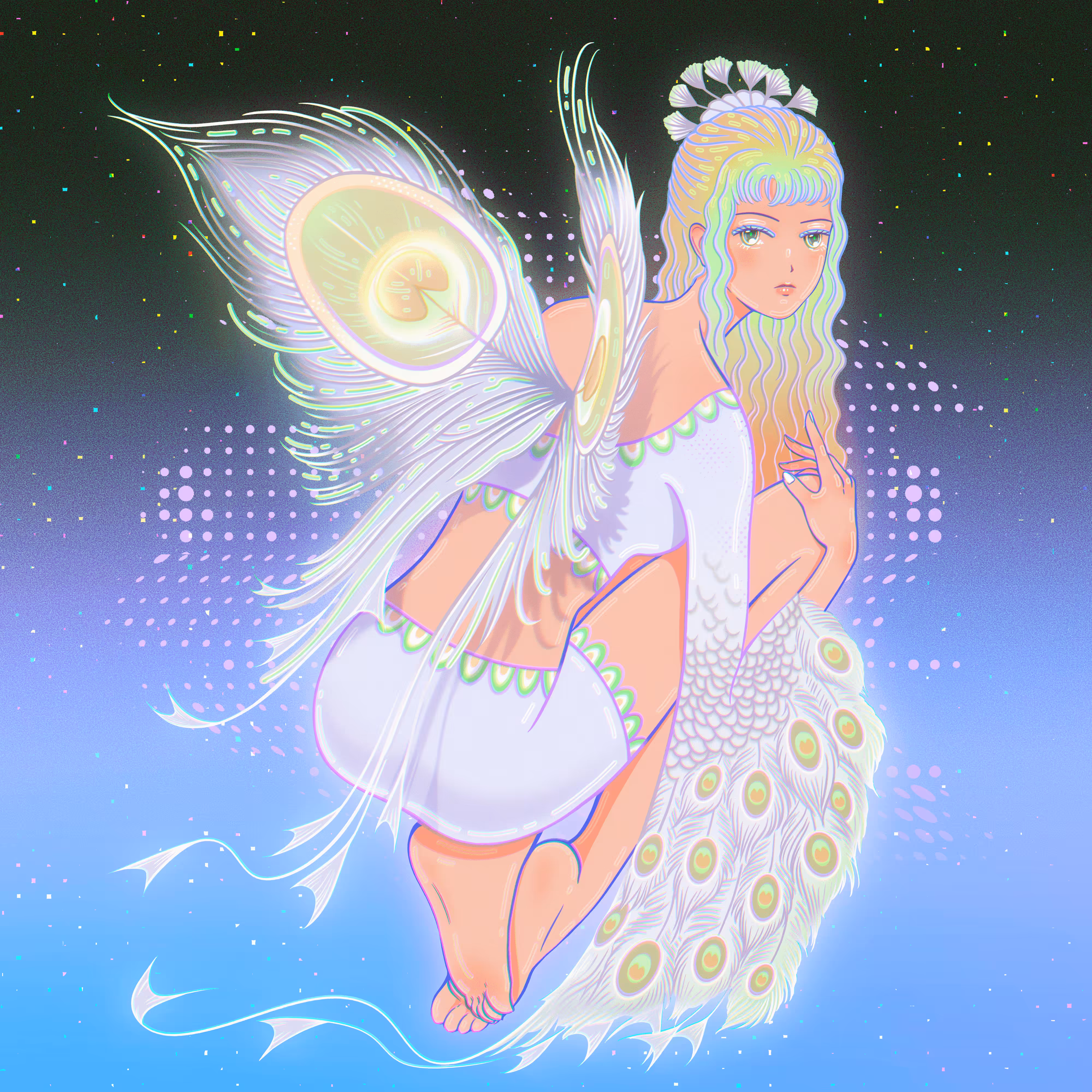 WINGS #016 | White Peafowl