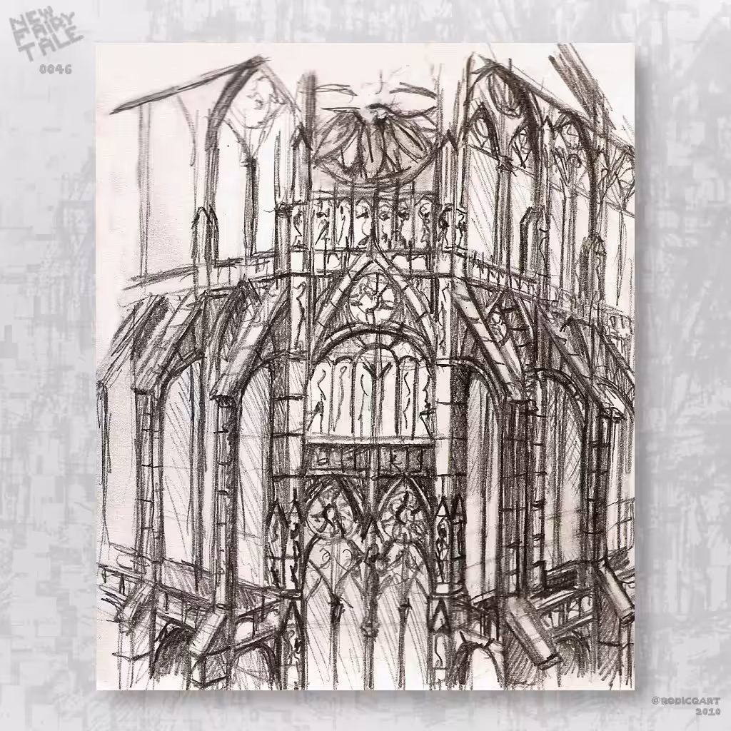 Cathedral in Sketchbook 0046