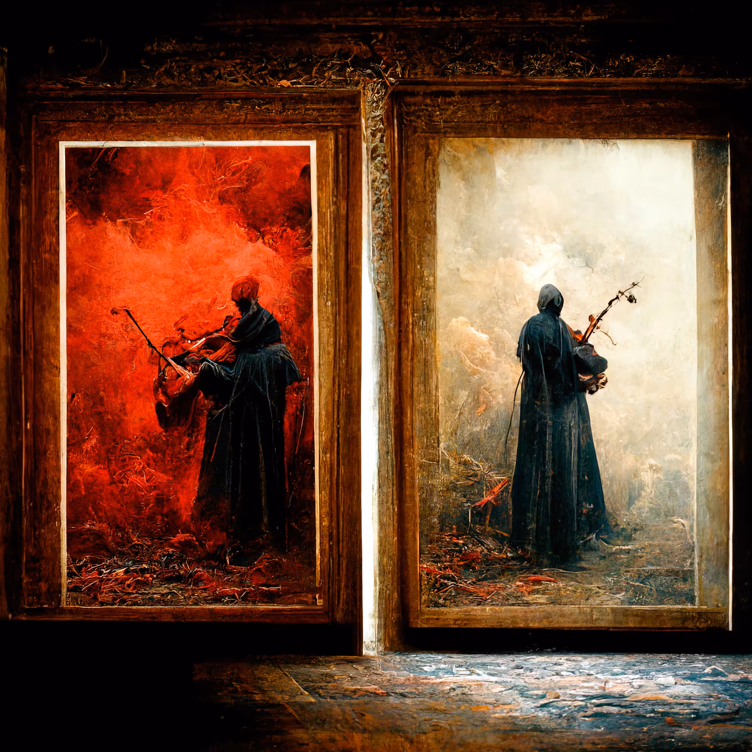 Divine and devilish strings of the soul