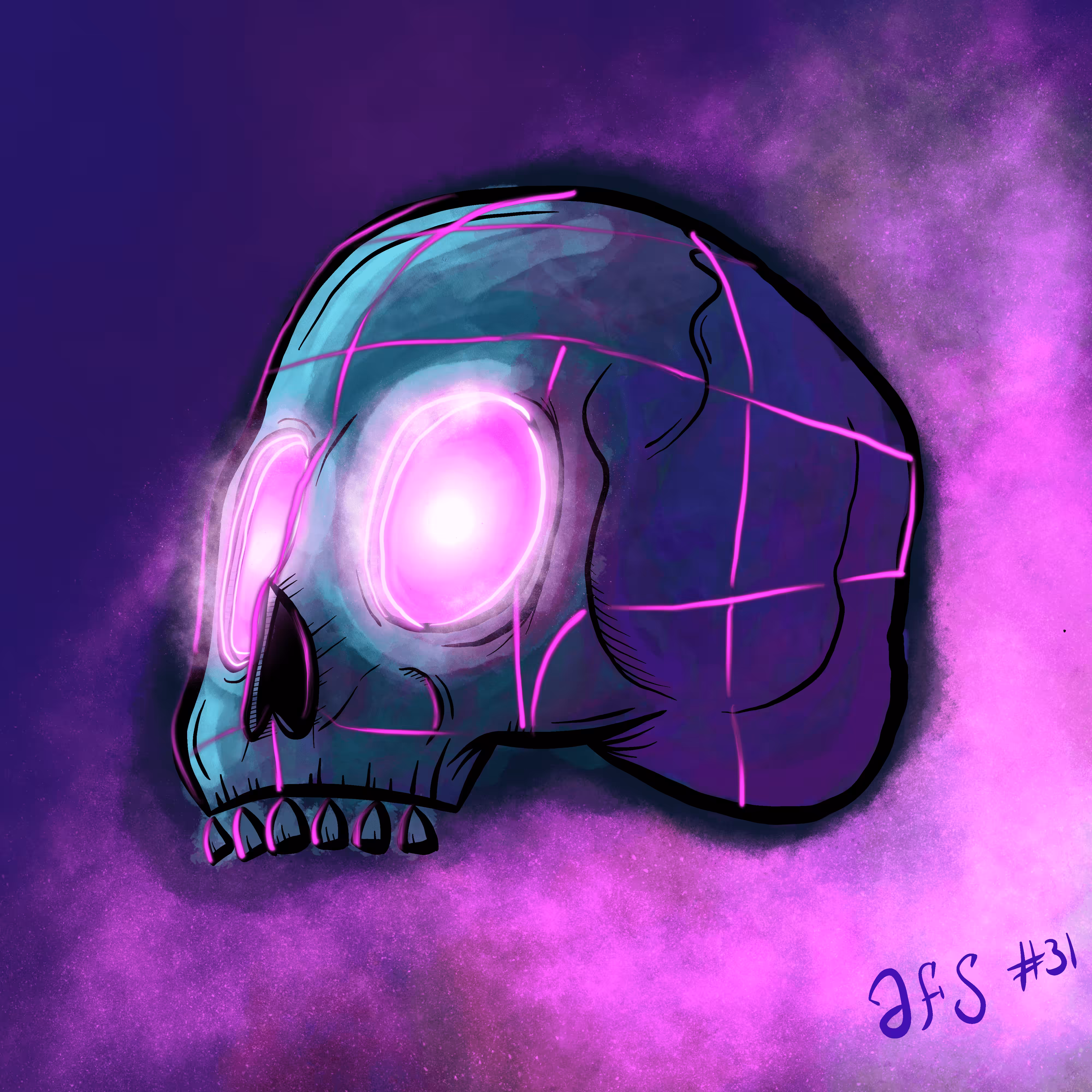 Almost Fancy Skull #31