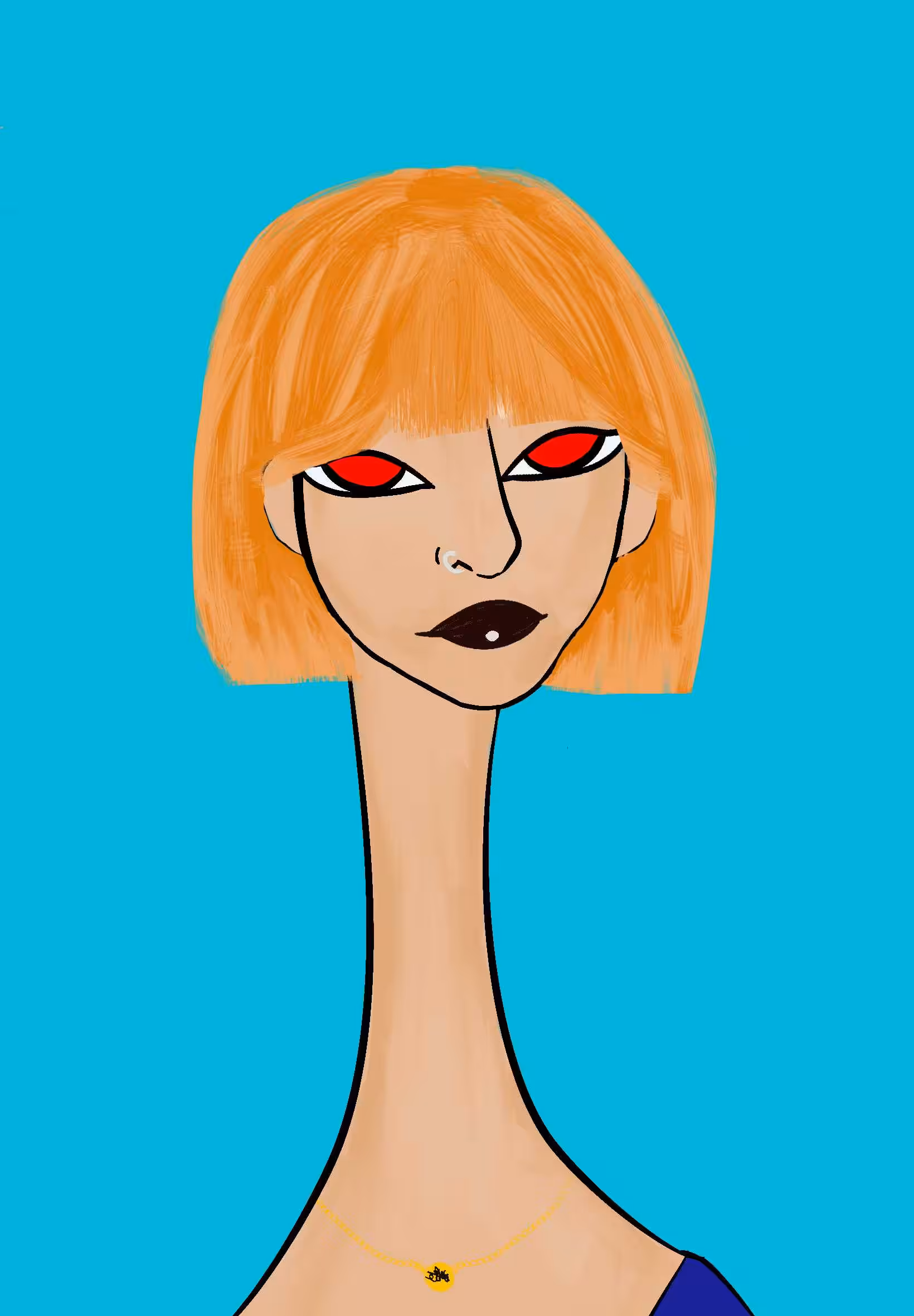 Long Neckie Ladies: Long Neckie Lady #1382