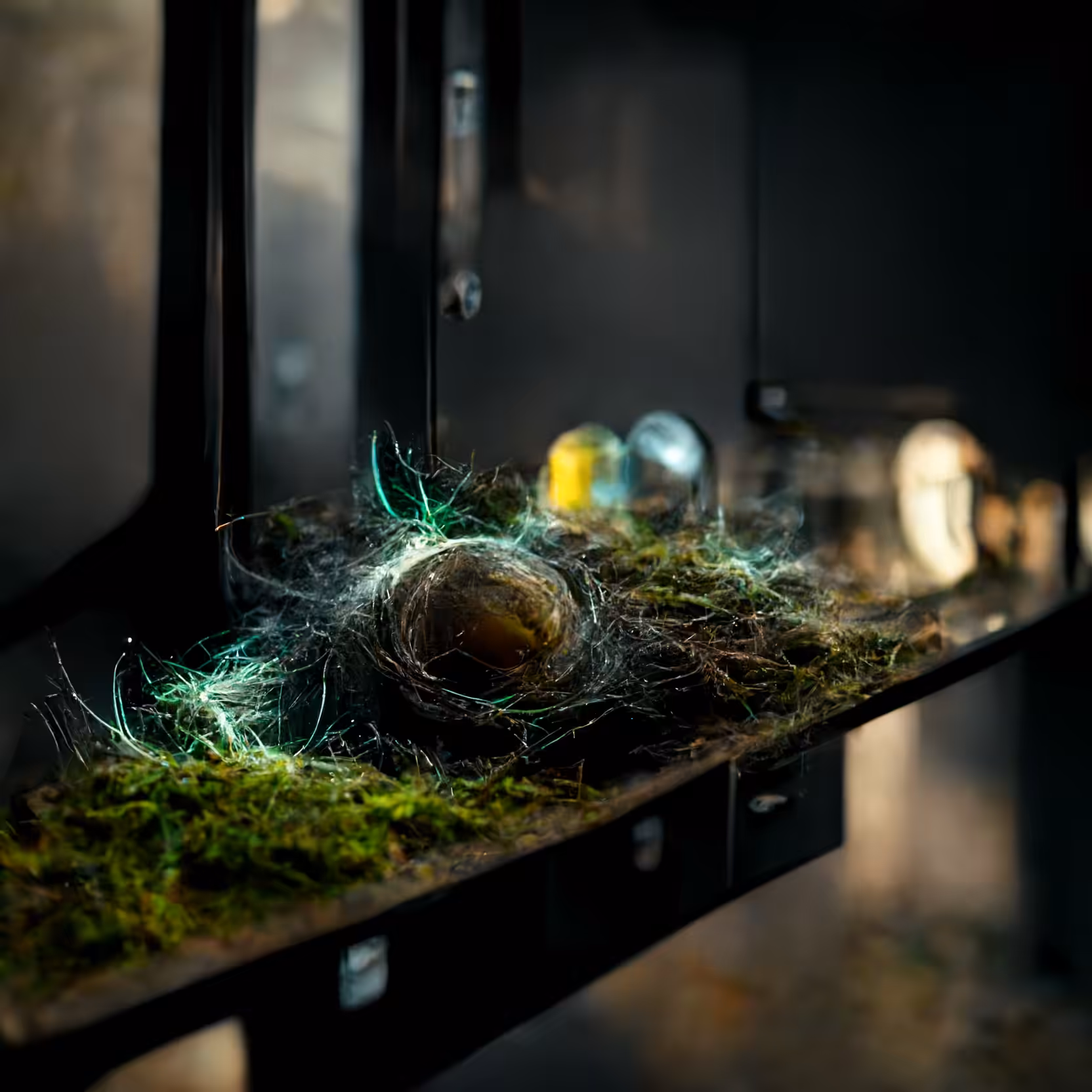 Hatching ⇥ .005 Curiosity cabinet