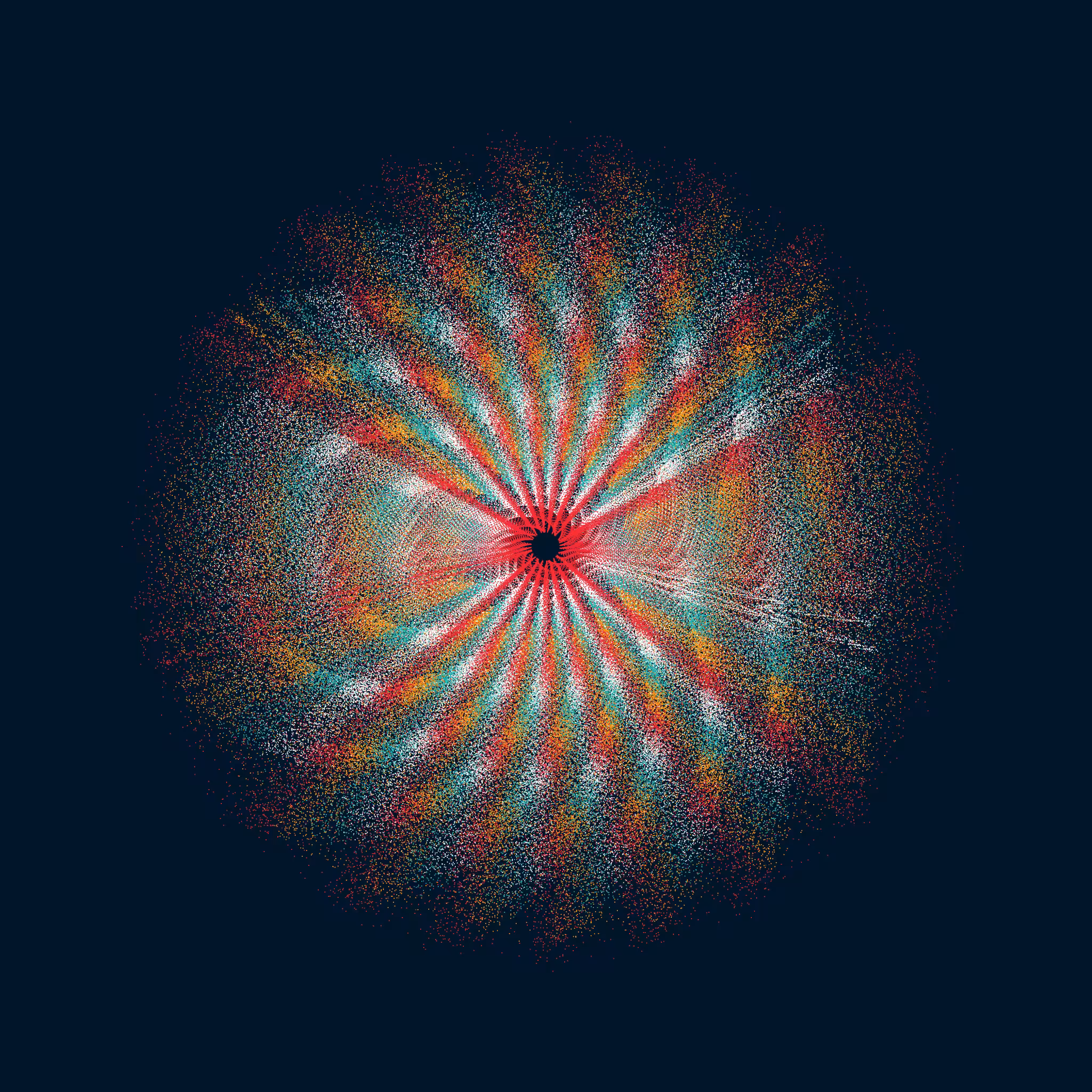 CIRCULAR MURMURATIONS #54