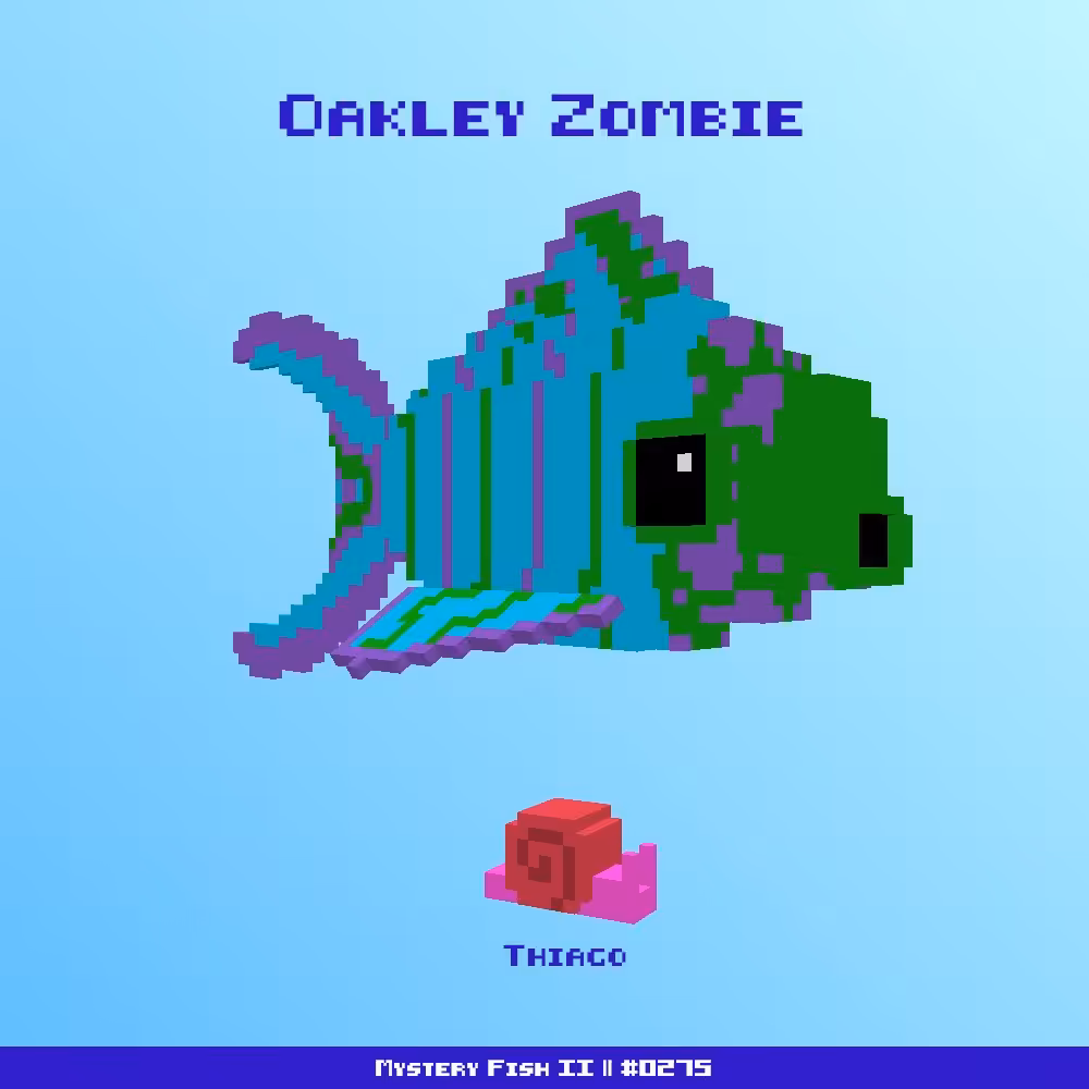 Oakley Zombie :: Mystery Fish 0275/1000