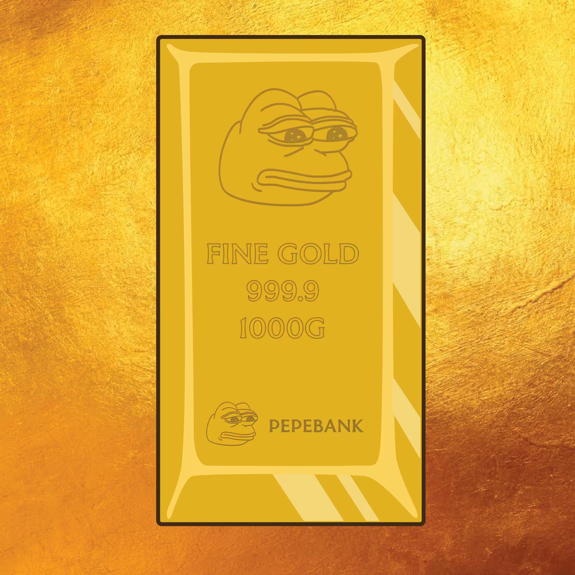 Gold Ingot Pepe