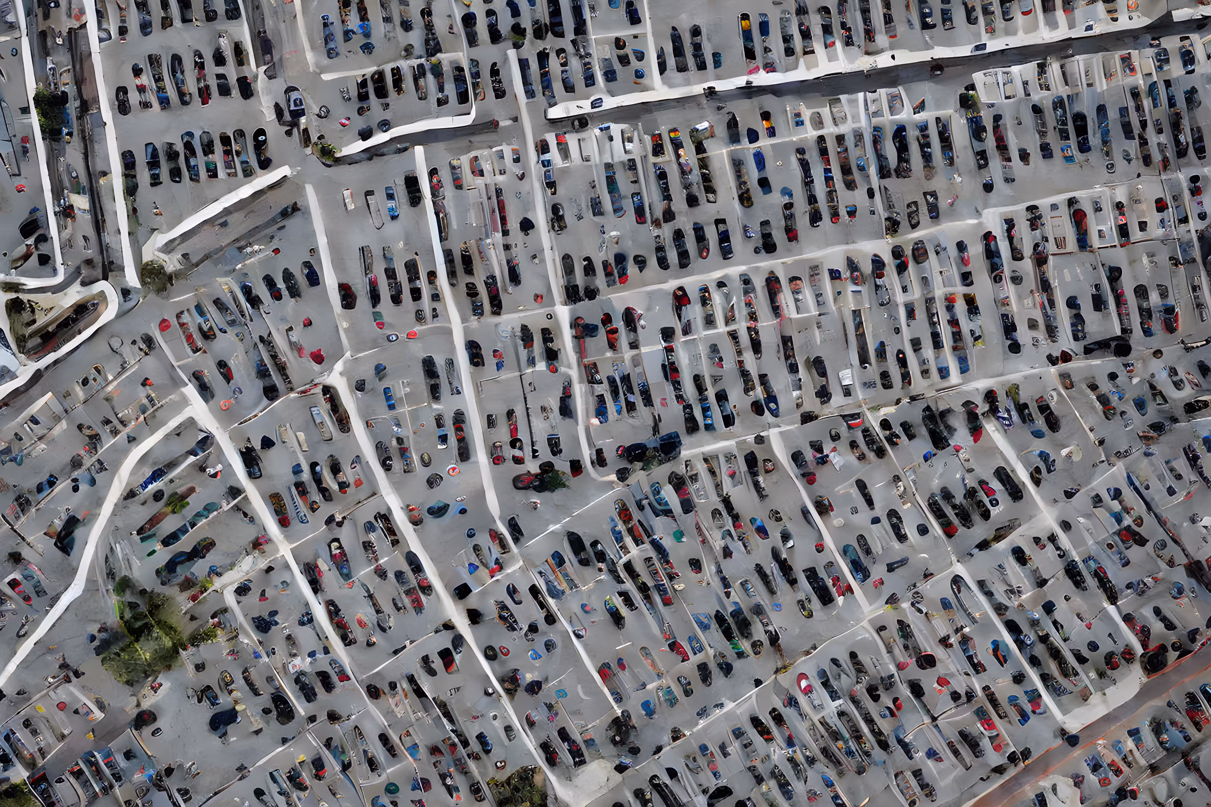 "Parking lots in Los Angeles" 002
