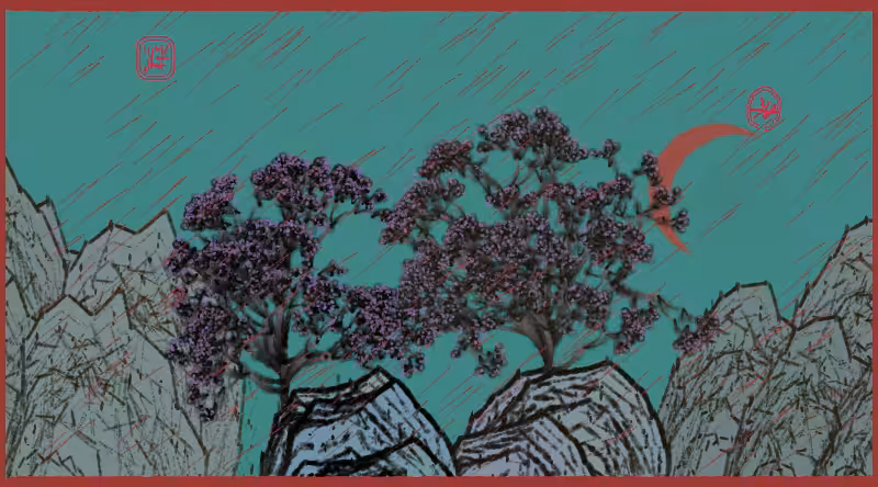 Bloom in the rain #77