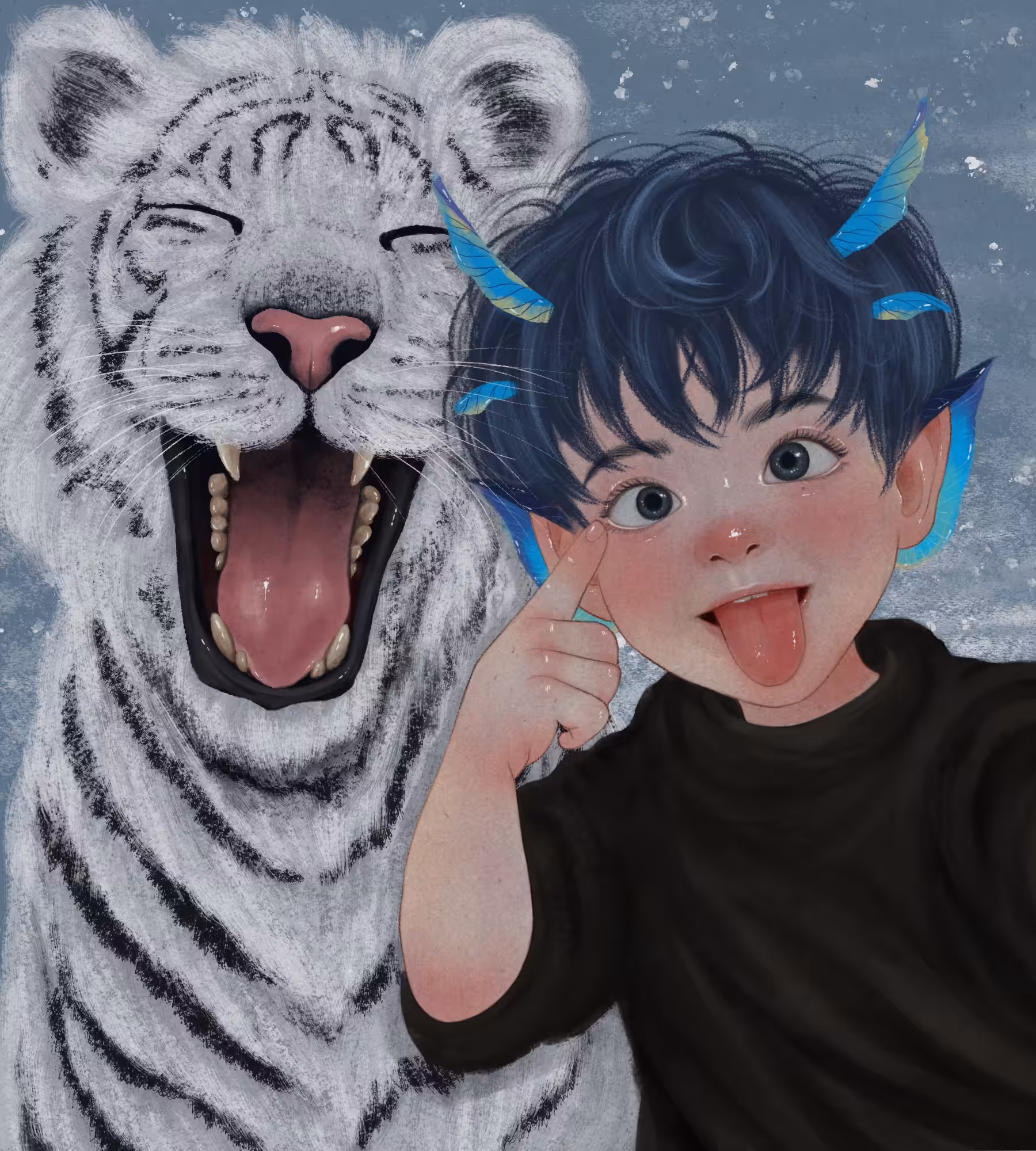 SILLY WHITE TIGER