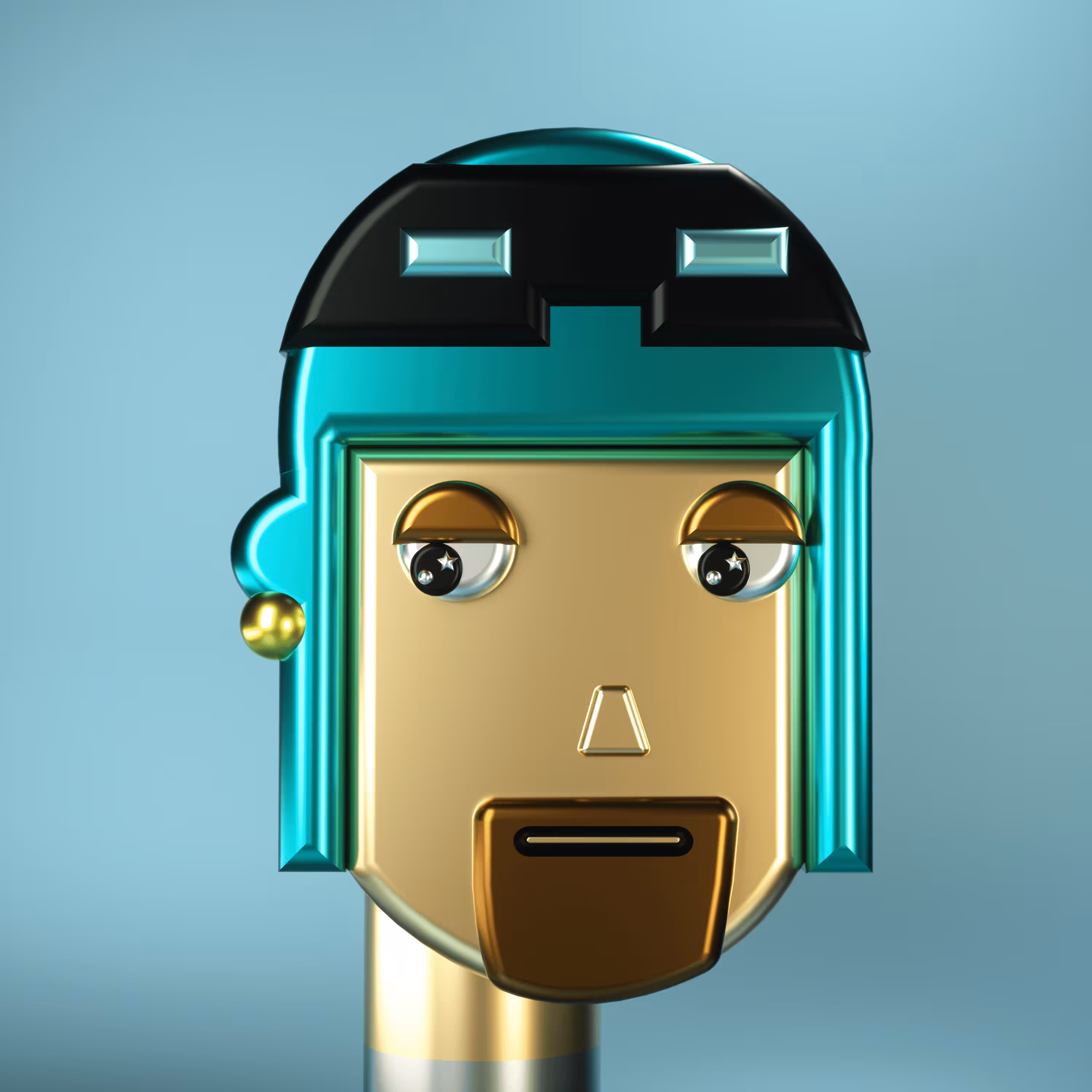 3D Chrome Punk #0382