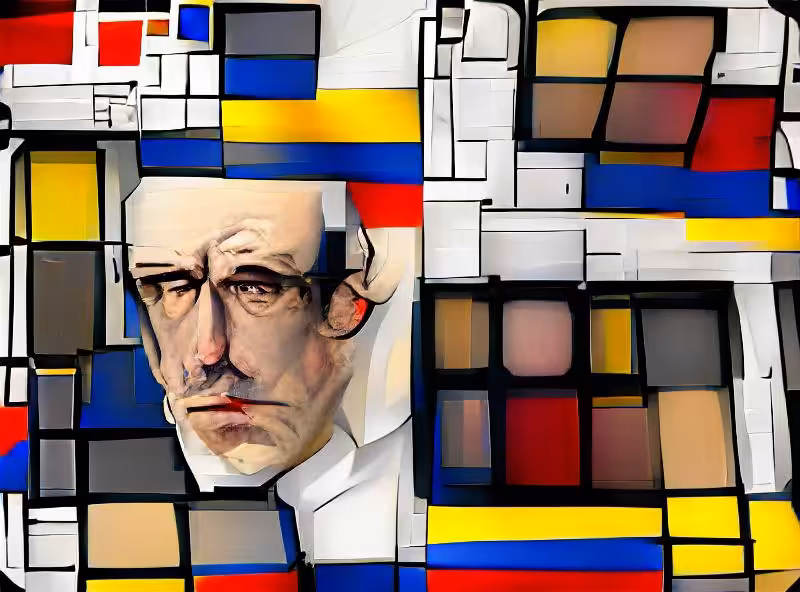 Abraham's First Works: Mondrian