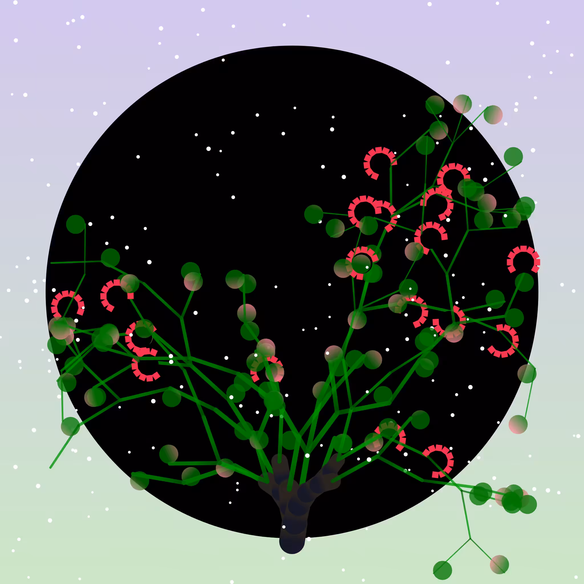 Some generative winter trees #40
