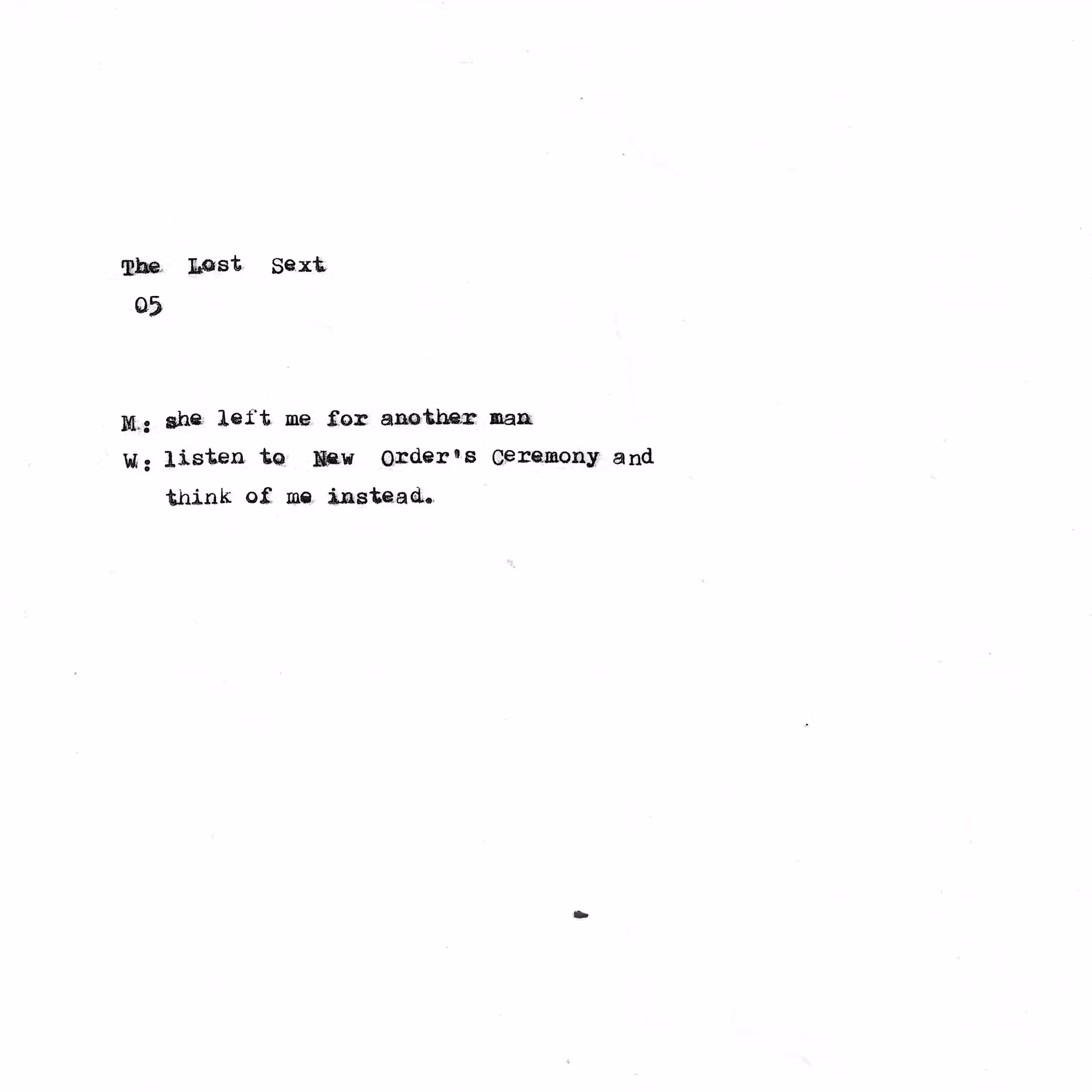 The Lost Sext | 05