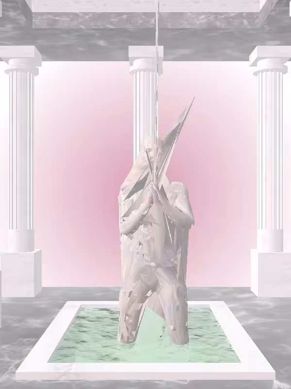HeavenComputer: The Praying Raw Skin Woman #5164