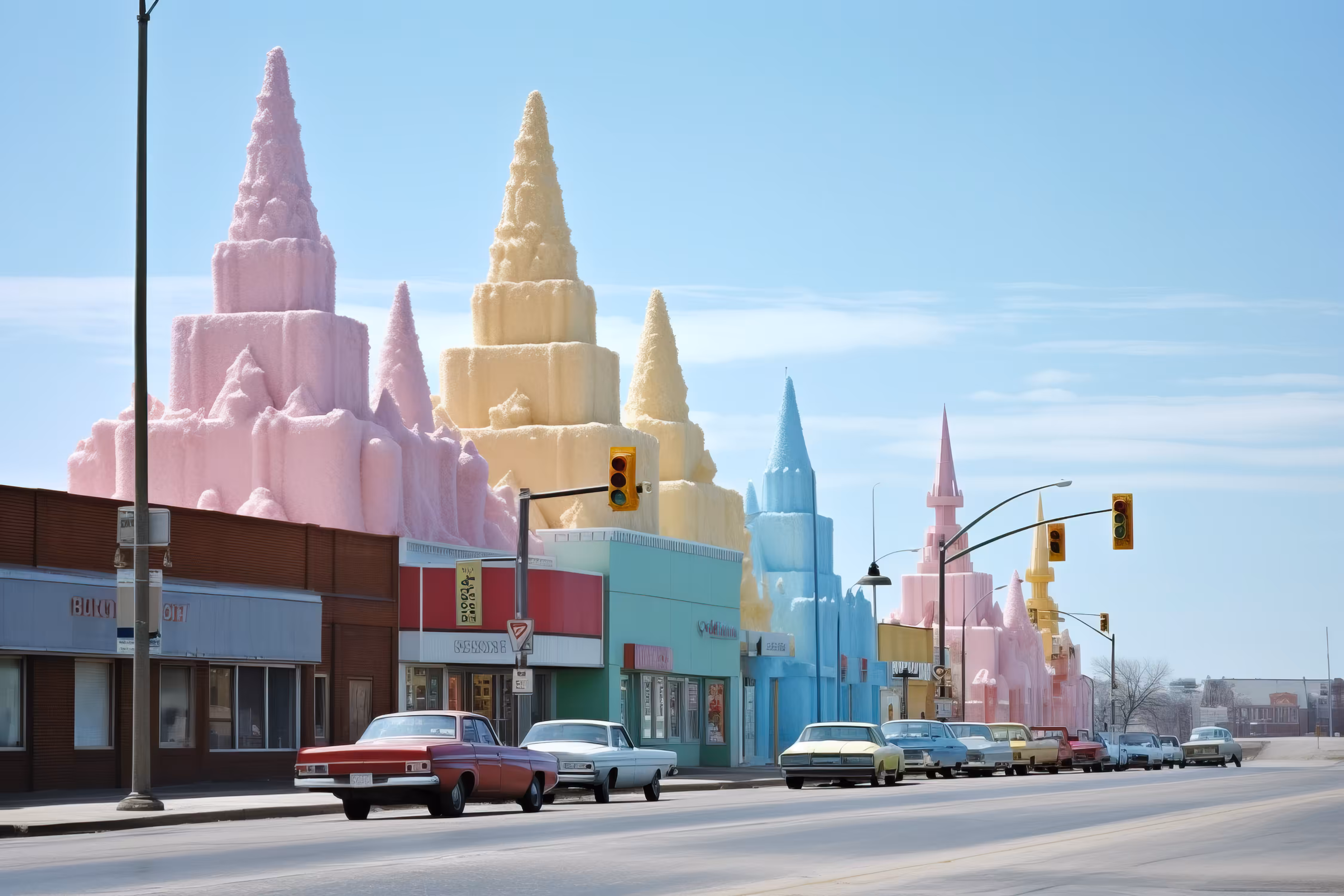 Main Street Sandcastles