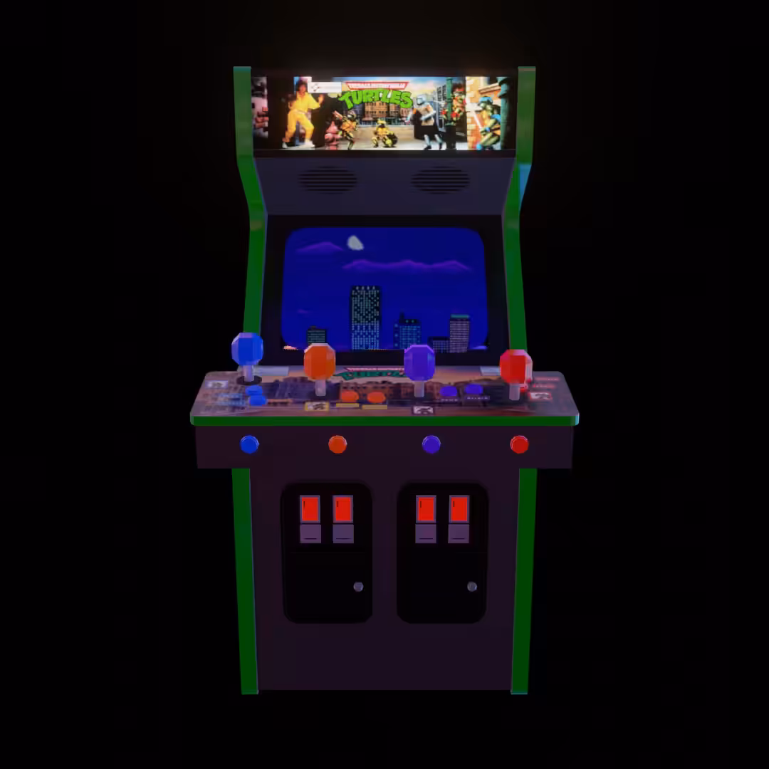 Trashy Minicades - TMNT The Arcade Game