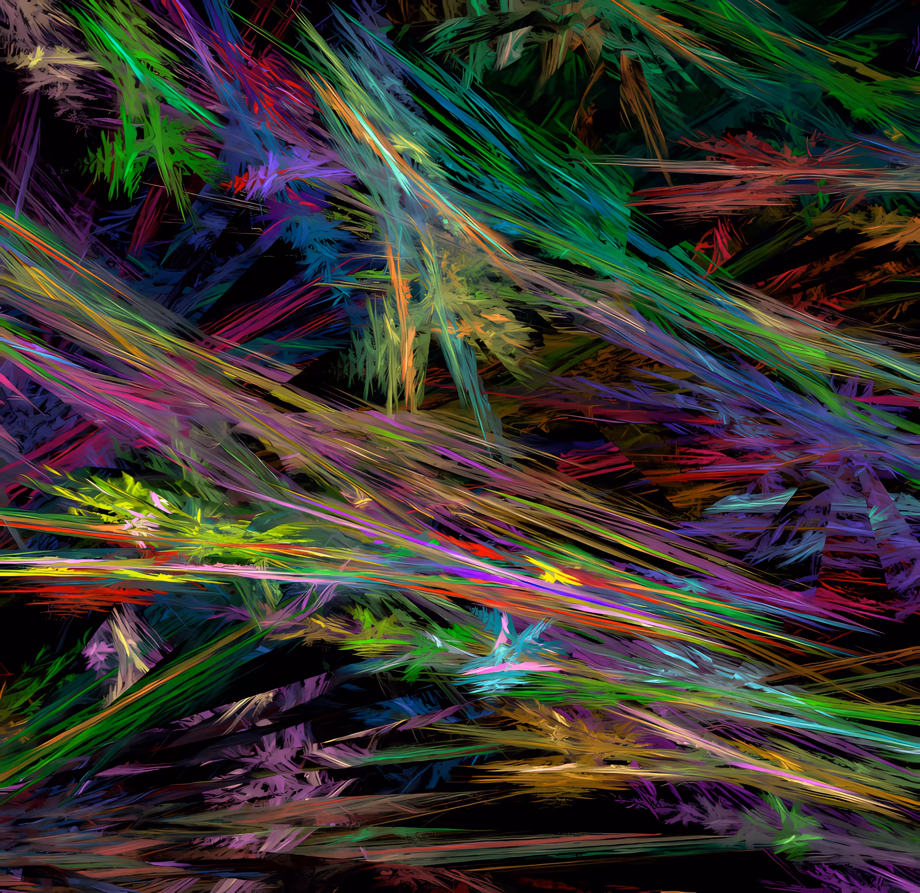 Raw Fractal Cuts - #002 - Neon Nights