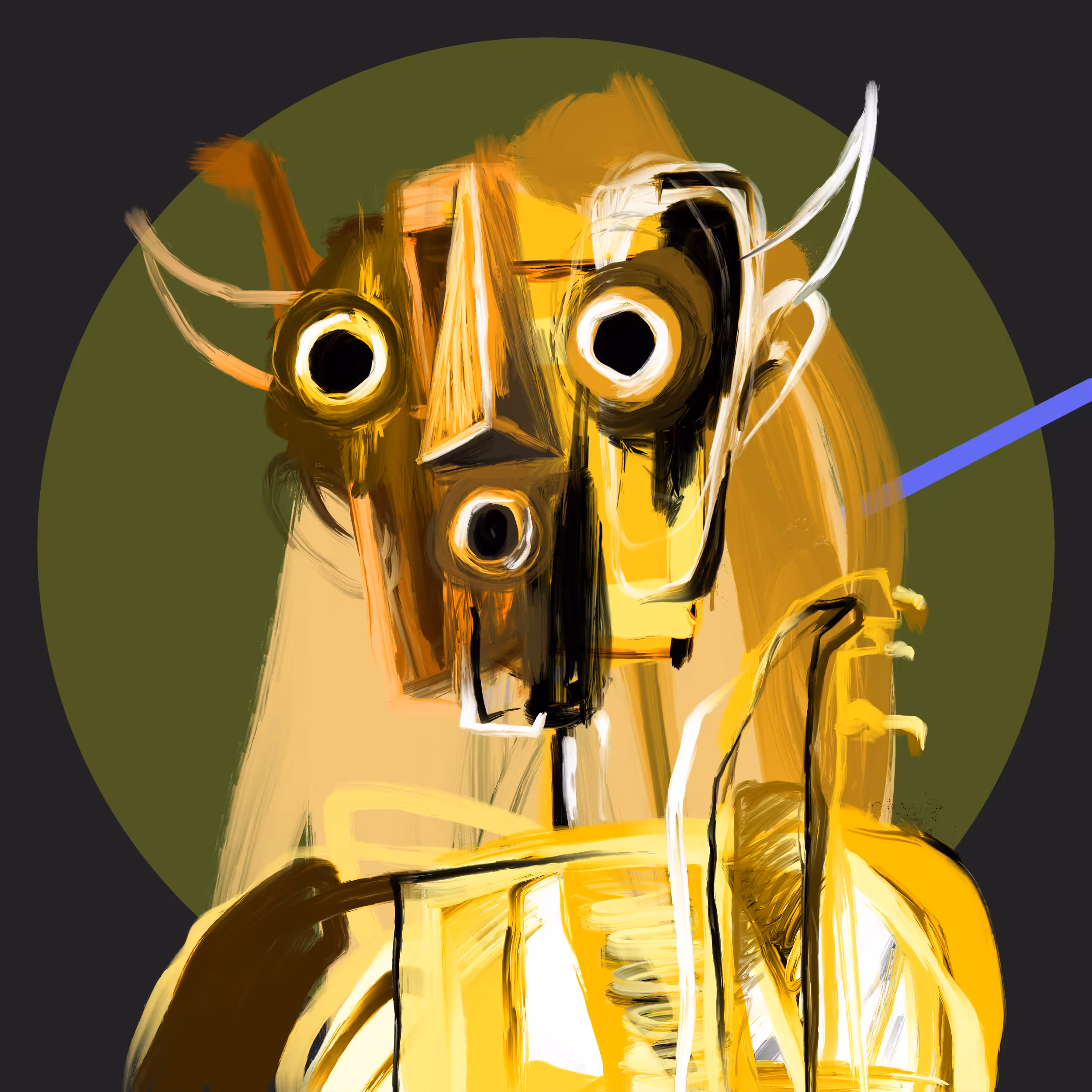 The Unknown Painter (Gold) #23