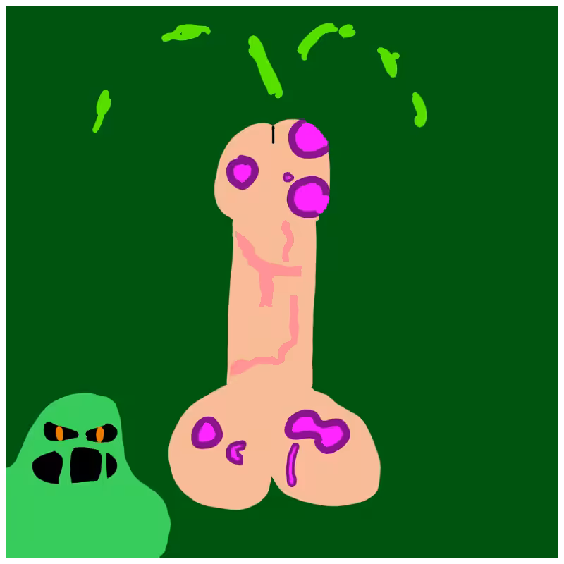 Decayed Dickgenerative Art #35