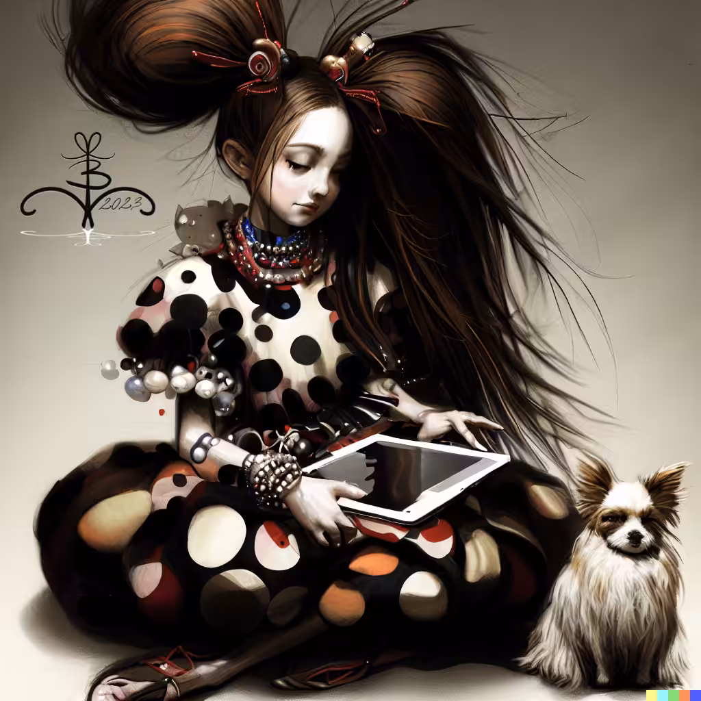 Modern Comforts: A Girl, Dog, & World
