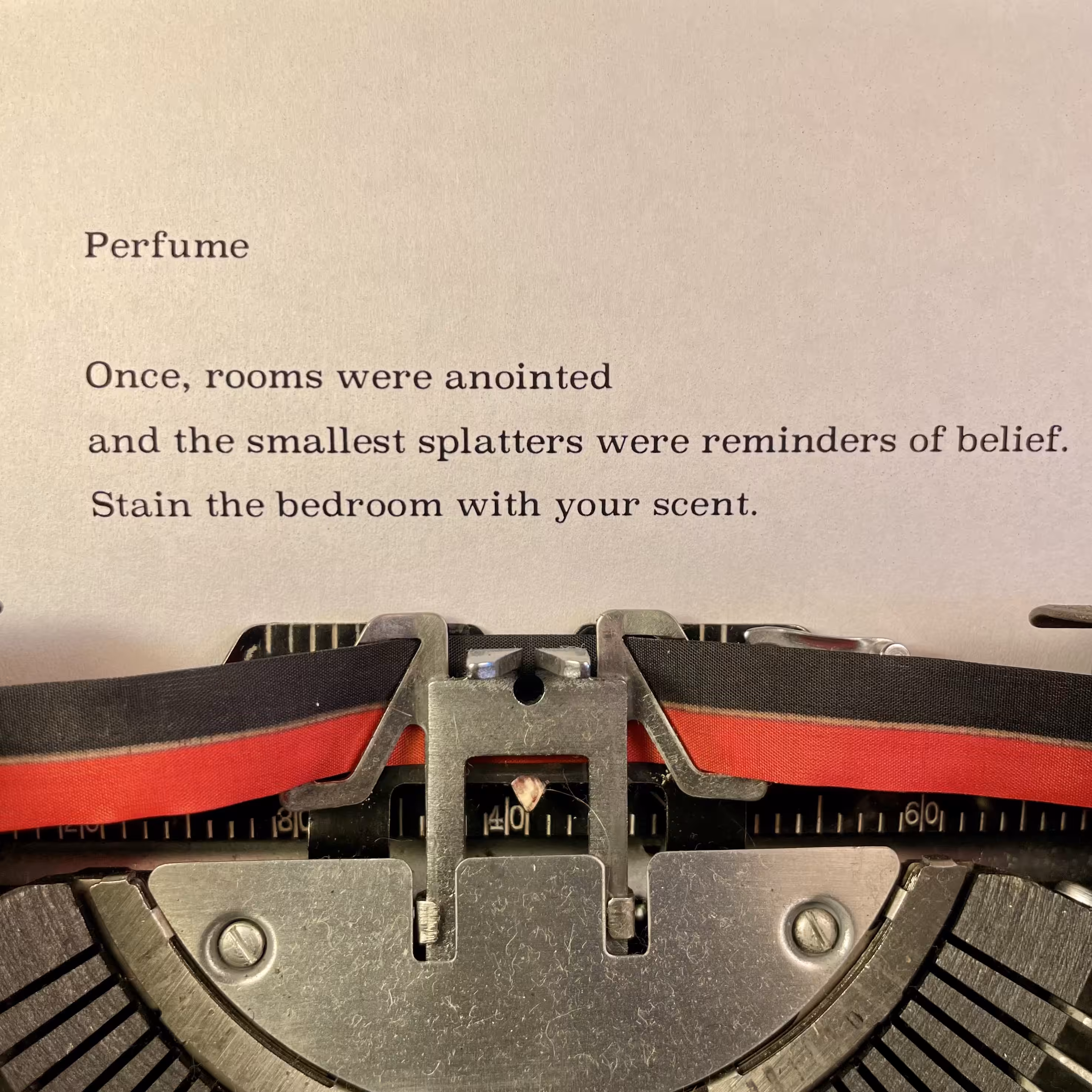 Love Poem Tercets: Perfume