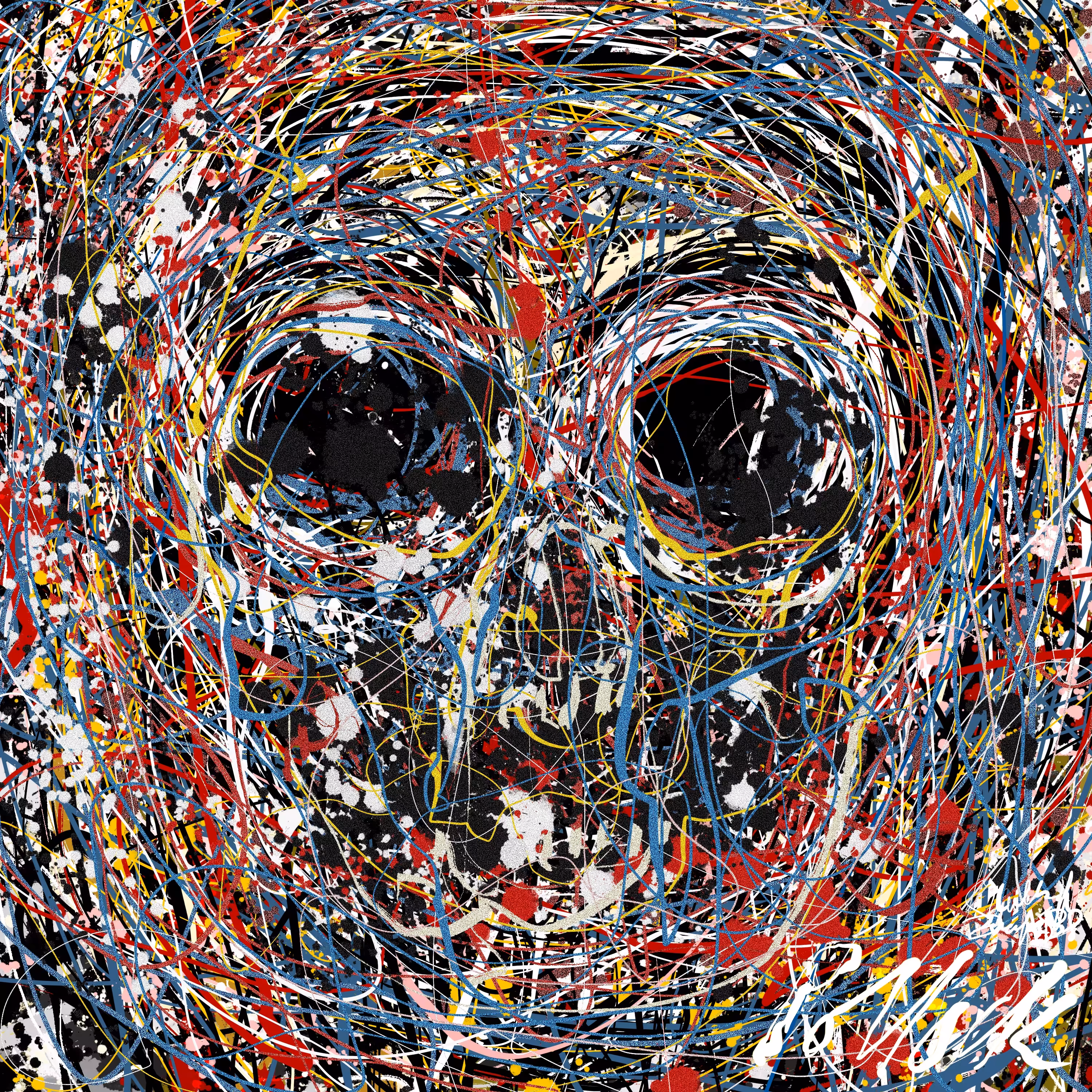 SKULLS OF LUCIFER: ART IS DEAD (III): Pollock