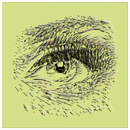 Vector Drawing Eyes A_ #2