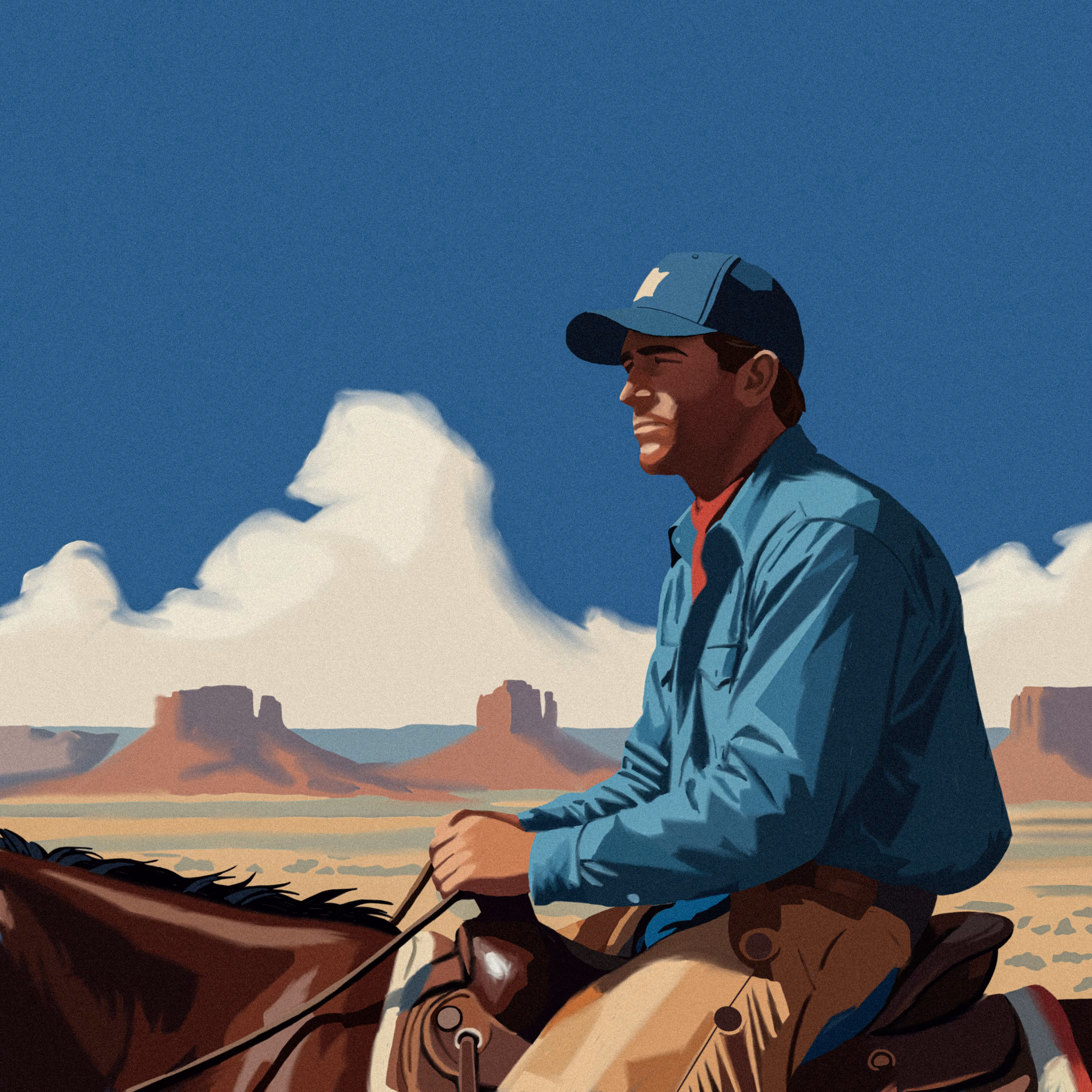 RIDER AT DAWN