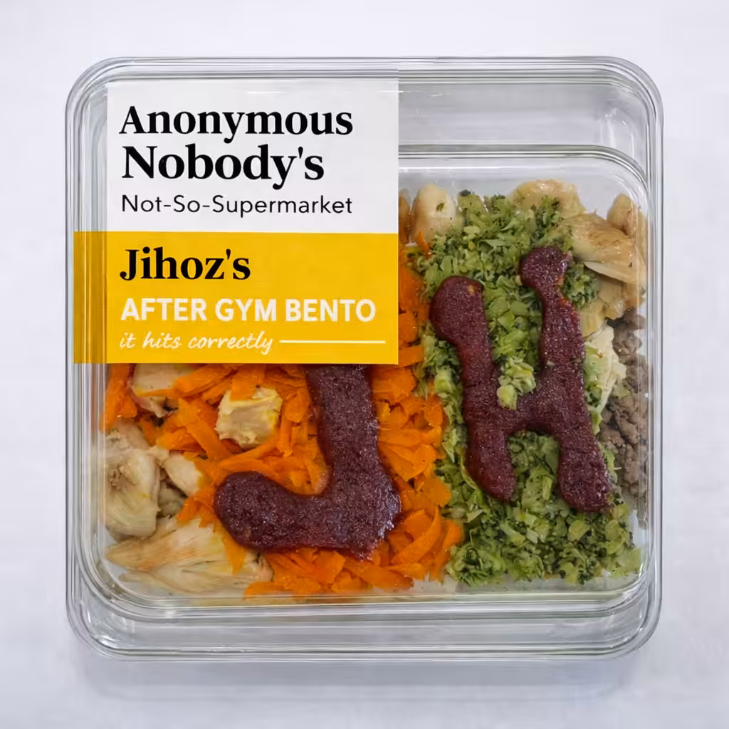 Jihoz’s After Gym Bento