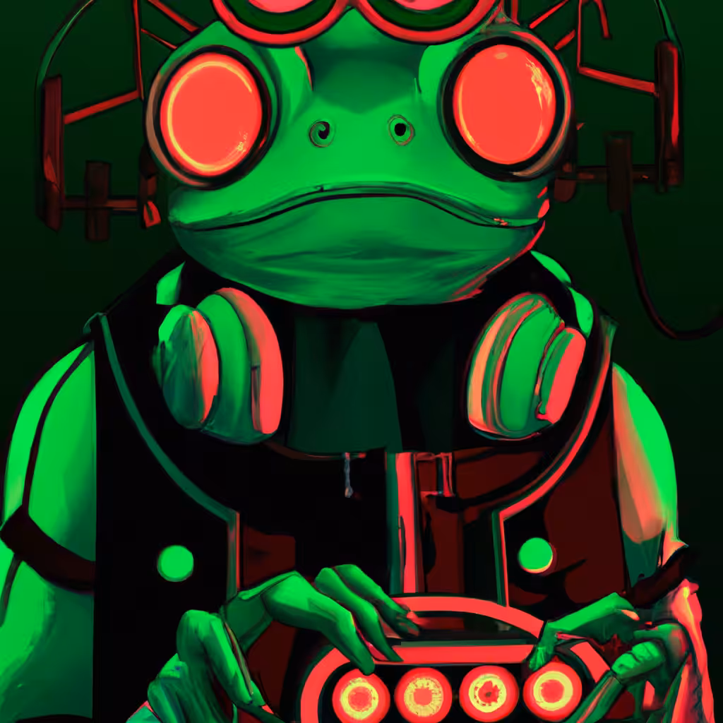 cyber meme frog